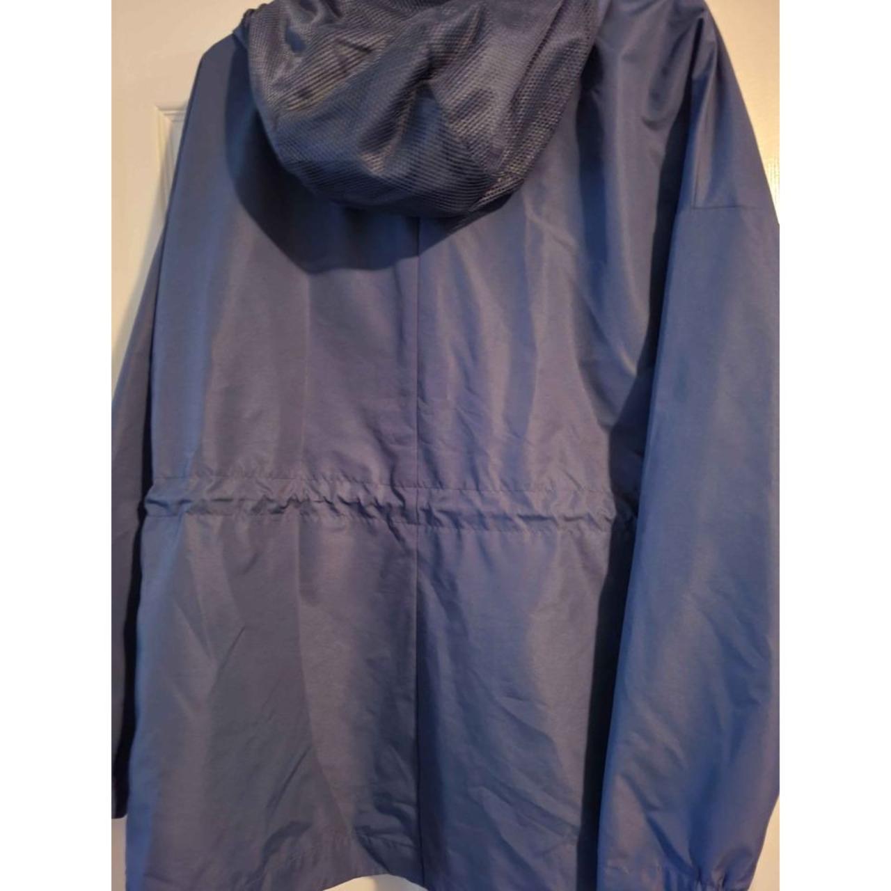 Champion Windbreaker Jacket Sz M Blue In great... - Depop