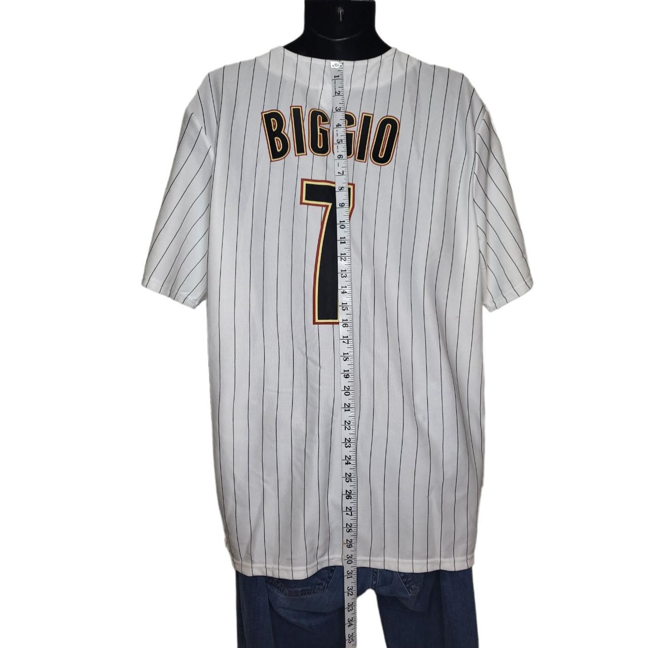 Houston Astros Craig Biggio Retro Pinstripes Baseball Mens XL Jersey