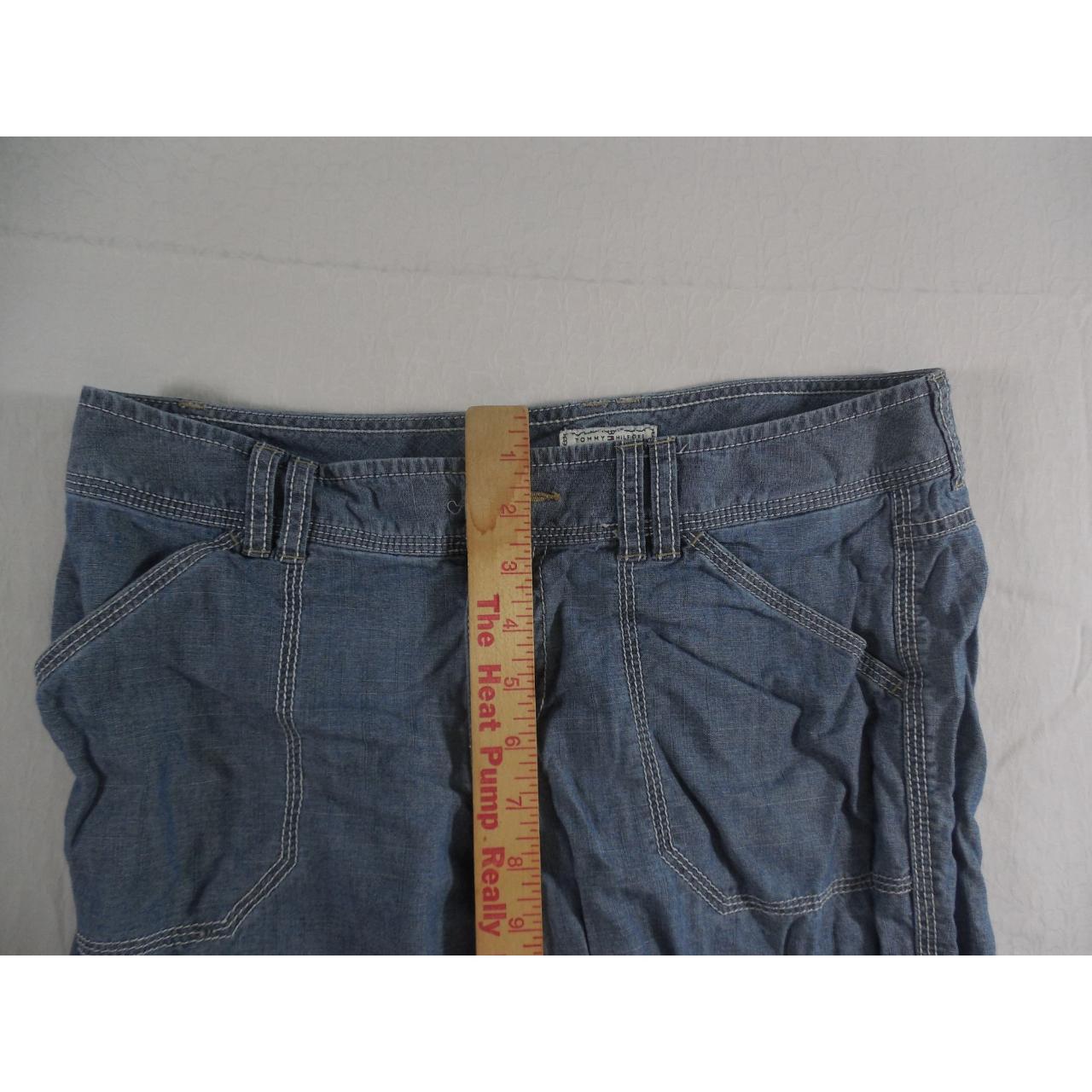 Tommy Hilfiger Capri Jeans Women Sz 4 Blue Denim... - Depop