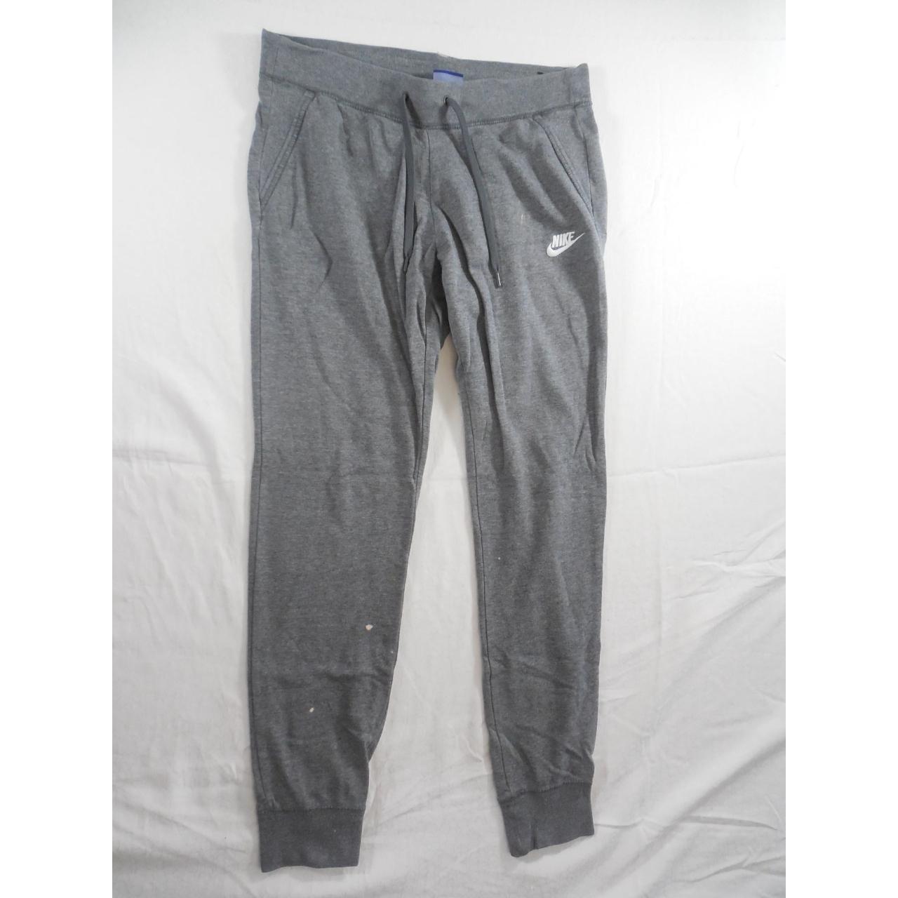 Nike Joggers Women Sz M Drawstring Gray... Depop