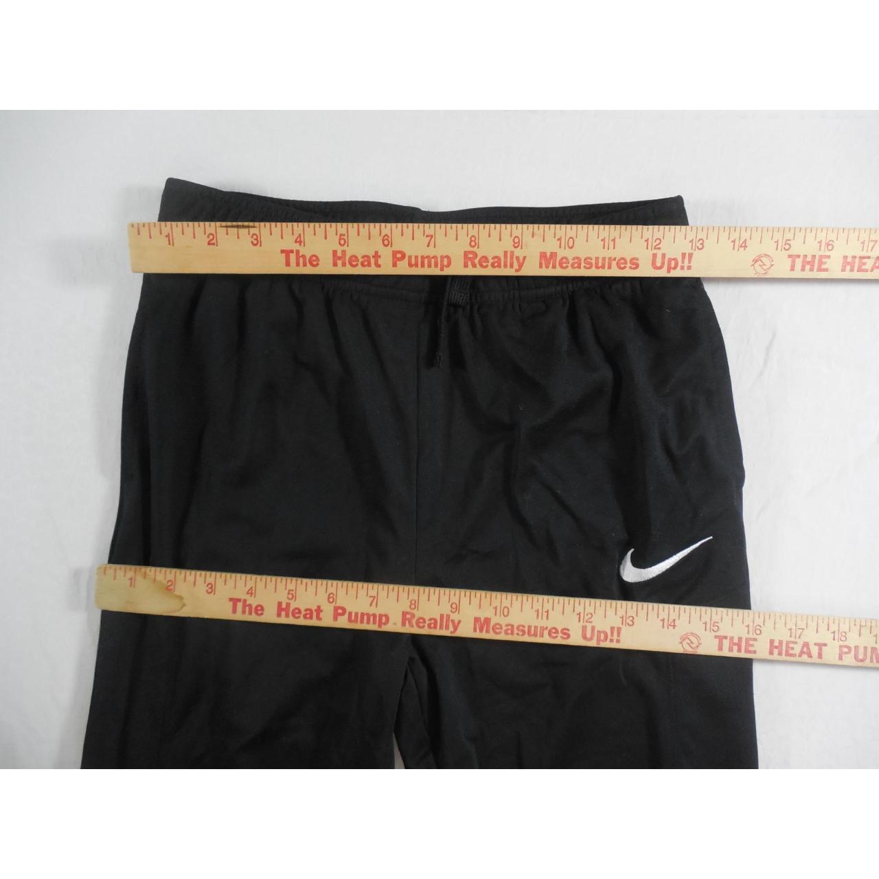 nike fleece joggers black mens