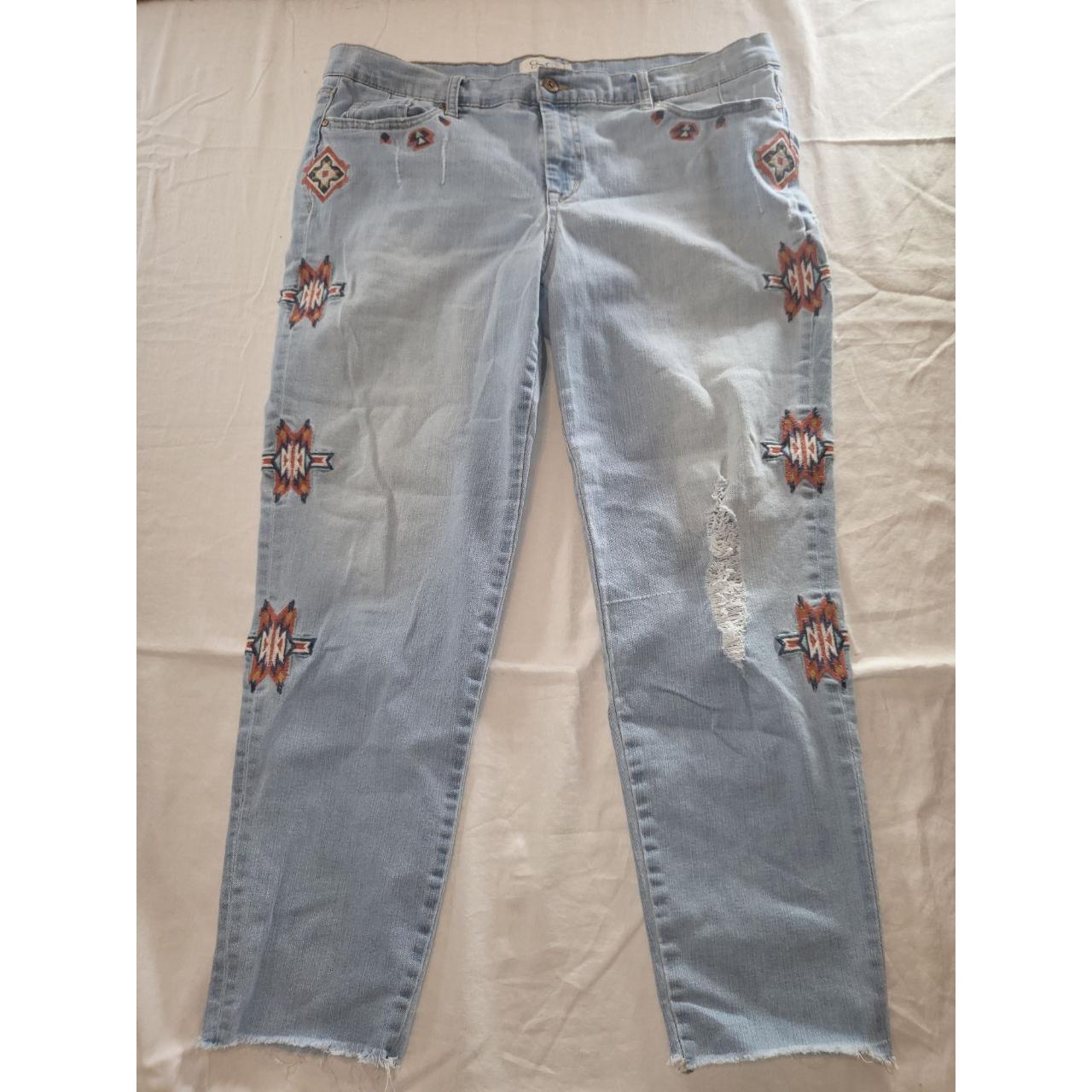 Jessica Simpson Jeans Women Sz 32 Blue Denim... - Depop