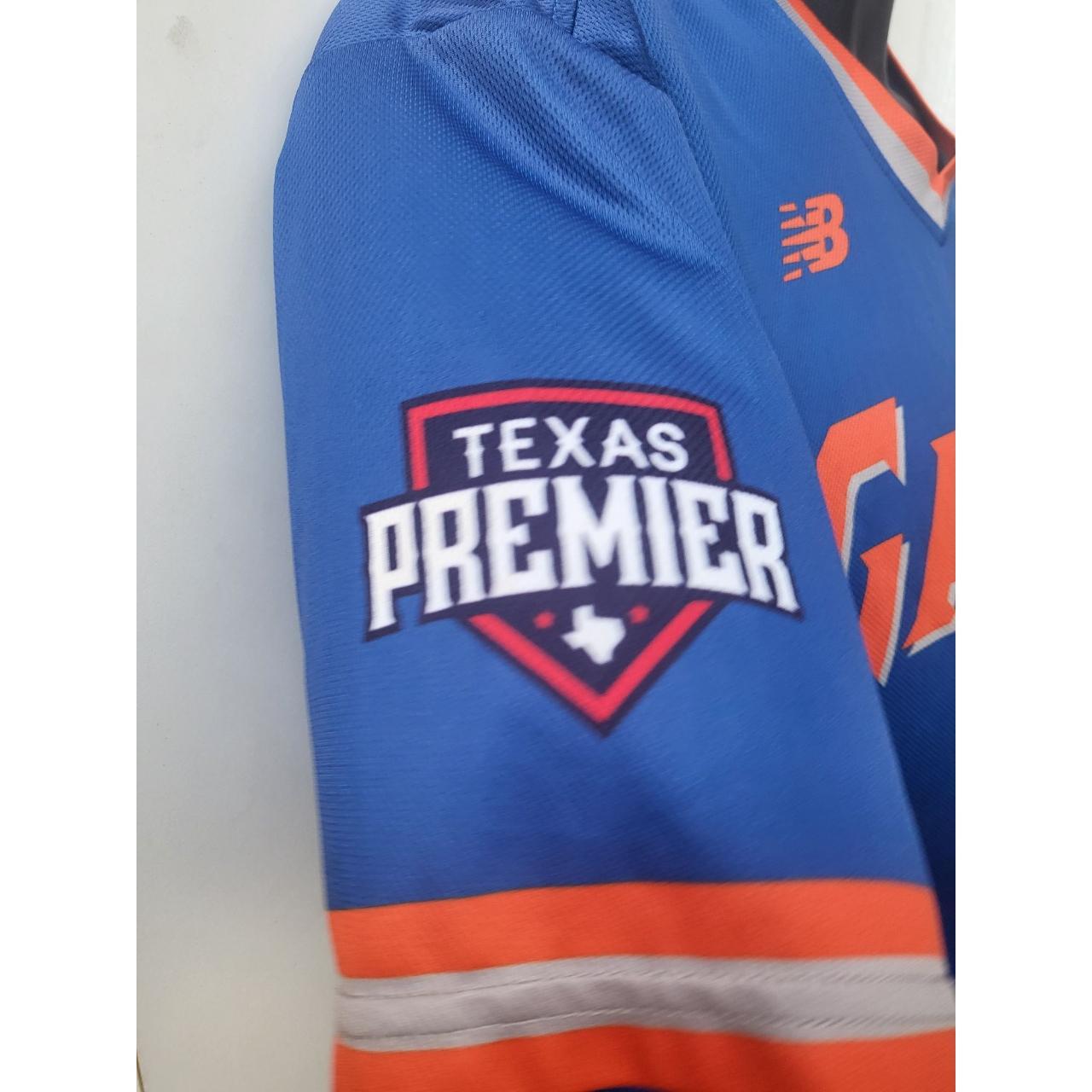 New Balance Baseball Jersey Men Sz L Texas Premier... Depop
