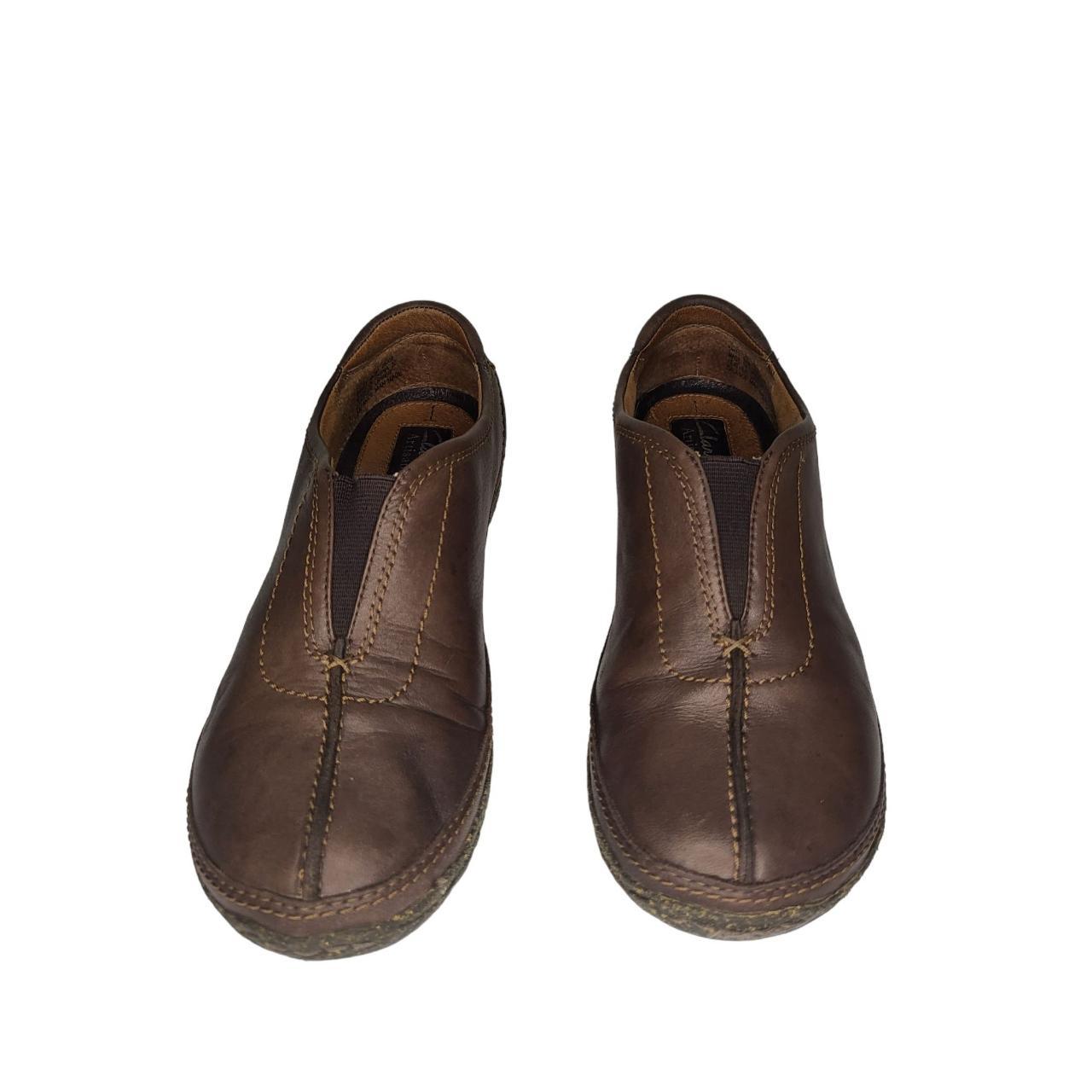 clarks slip on trainers