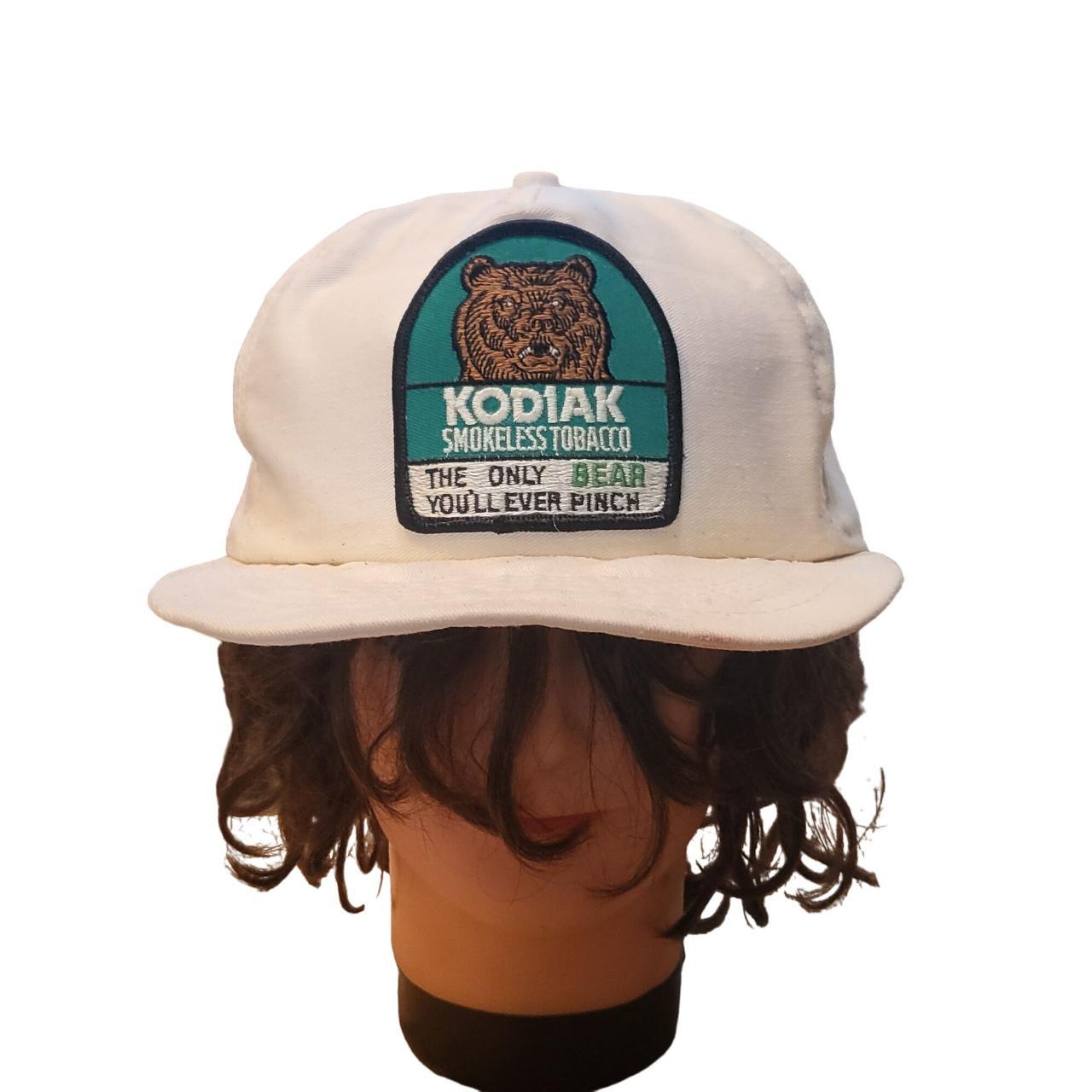 Vintage Snapback Hat Kodiak Smokeless 80s The Only... - Depop