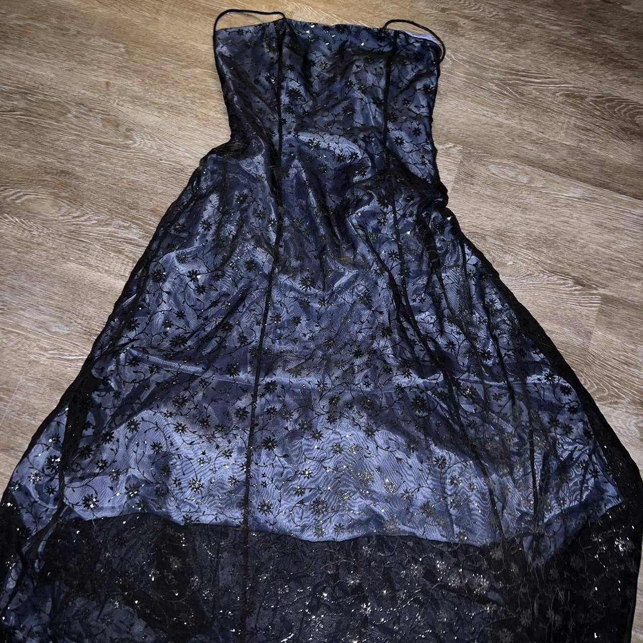 Women's Purple and Black Dress | Depop