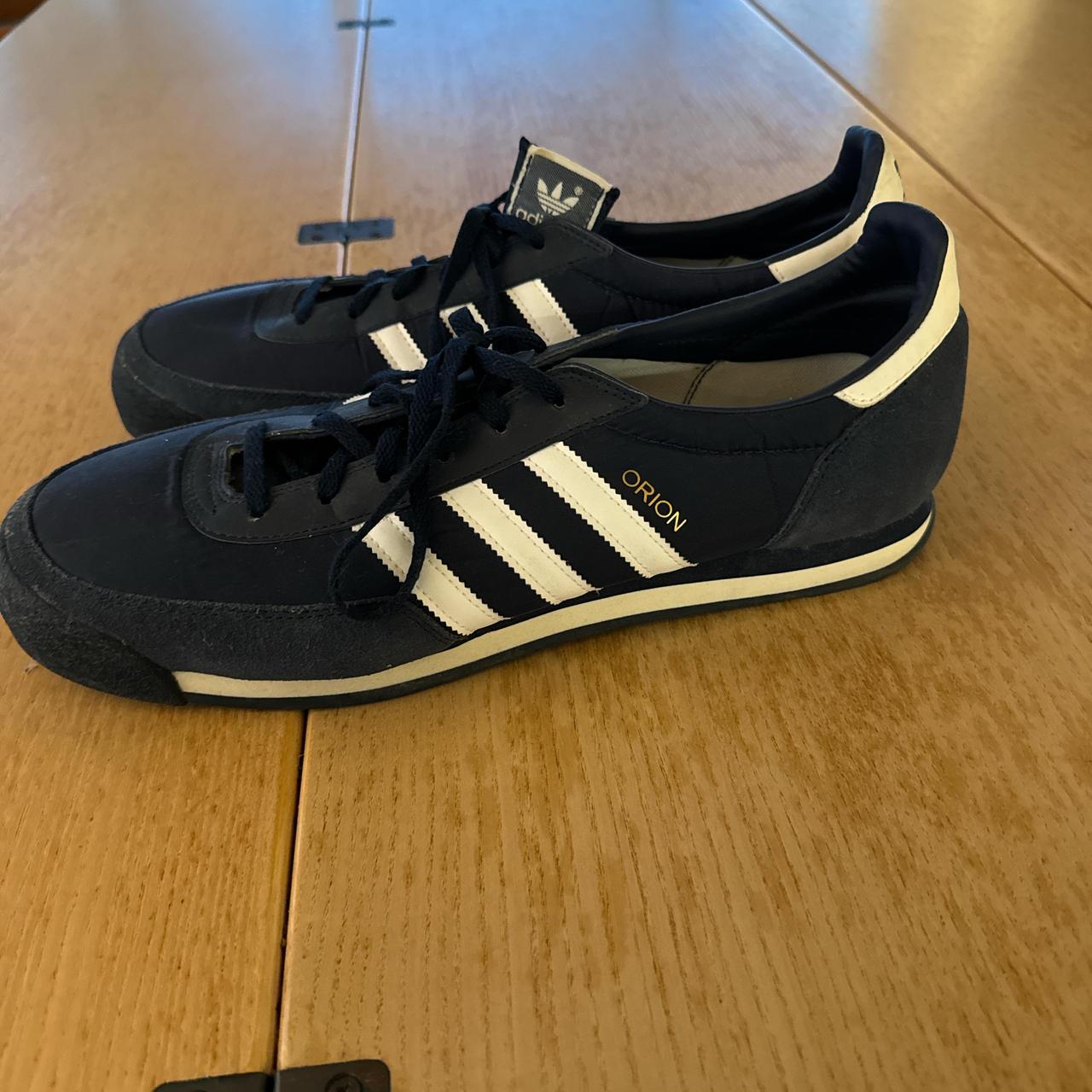 Navy blue Adidas Orion trainers Uk12/US13 - Depop