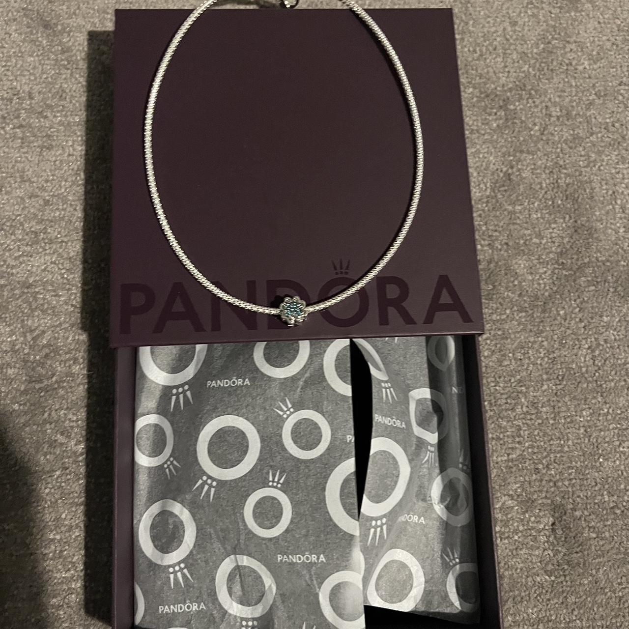 Pandora Essence chain necklace with Positivity and Dedication charms silver  925 | eBay