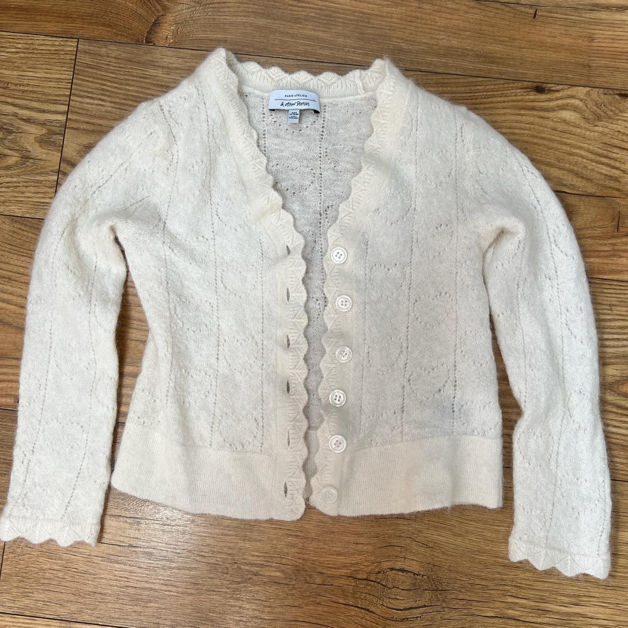 & Other Stories Cream Cardigan | Depop