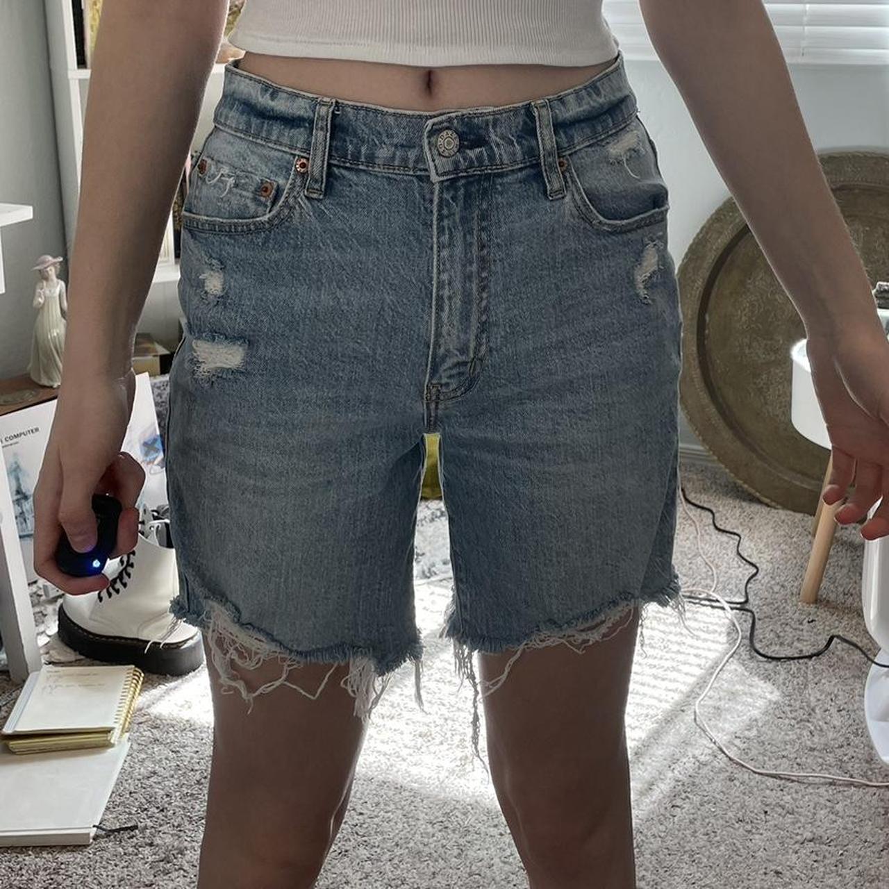 Size 24 denim on sale shorts