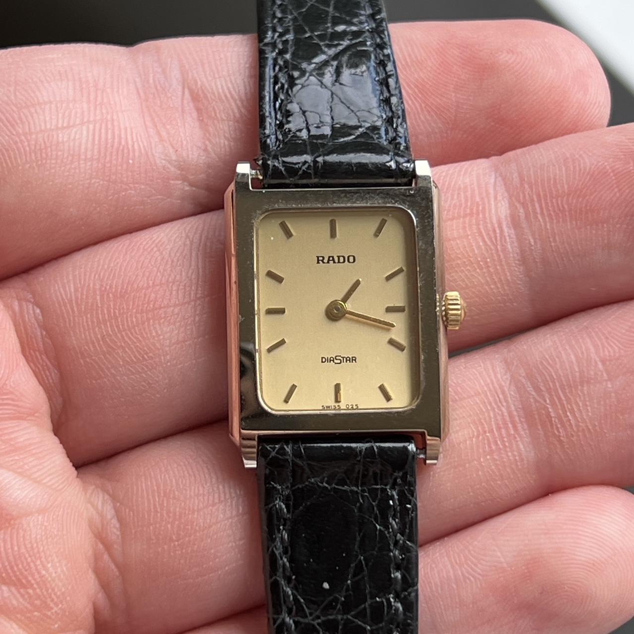 Rado watch women's black and online gold