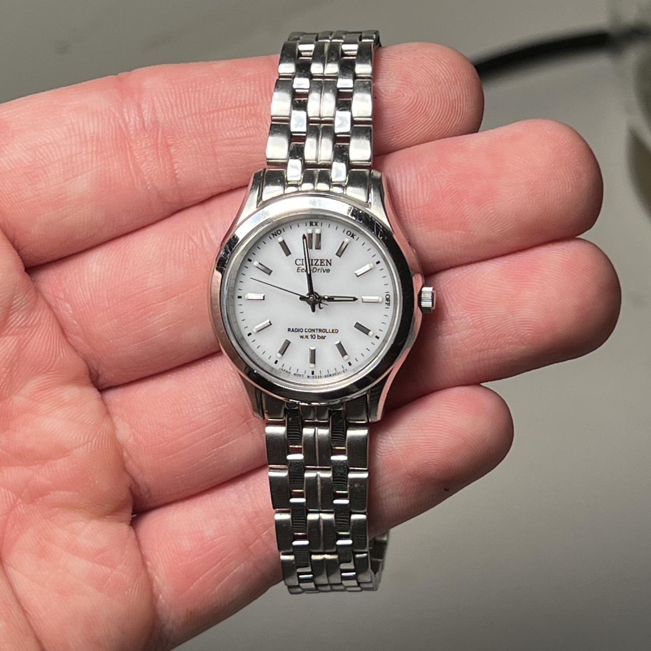 Citizen Women's Silver and White Watch
