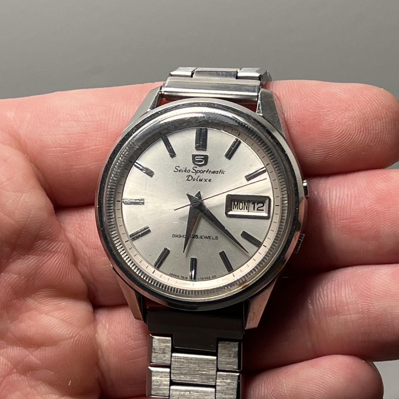 1960’s Seiko Sportsmatic 5 Deluxe Watch Men’s... - Depop