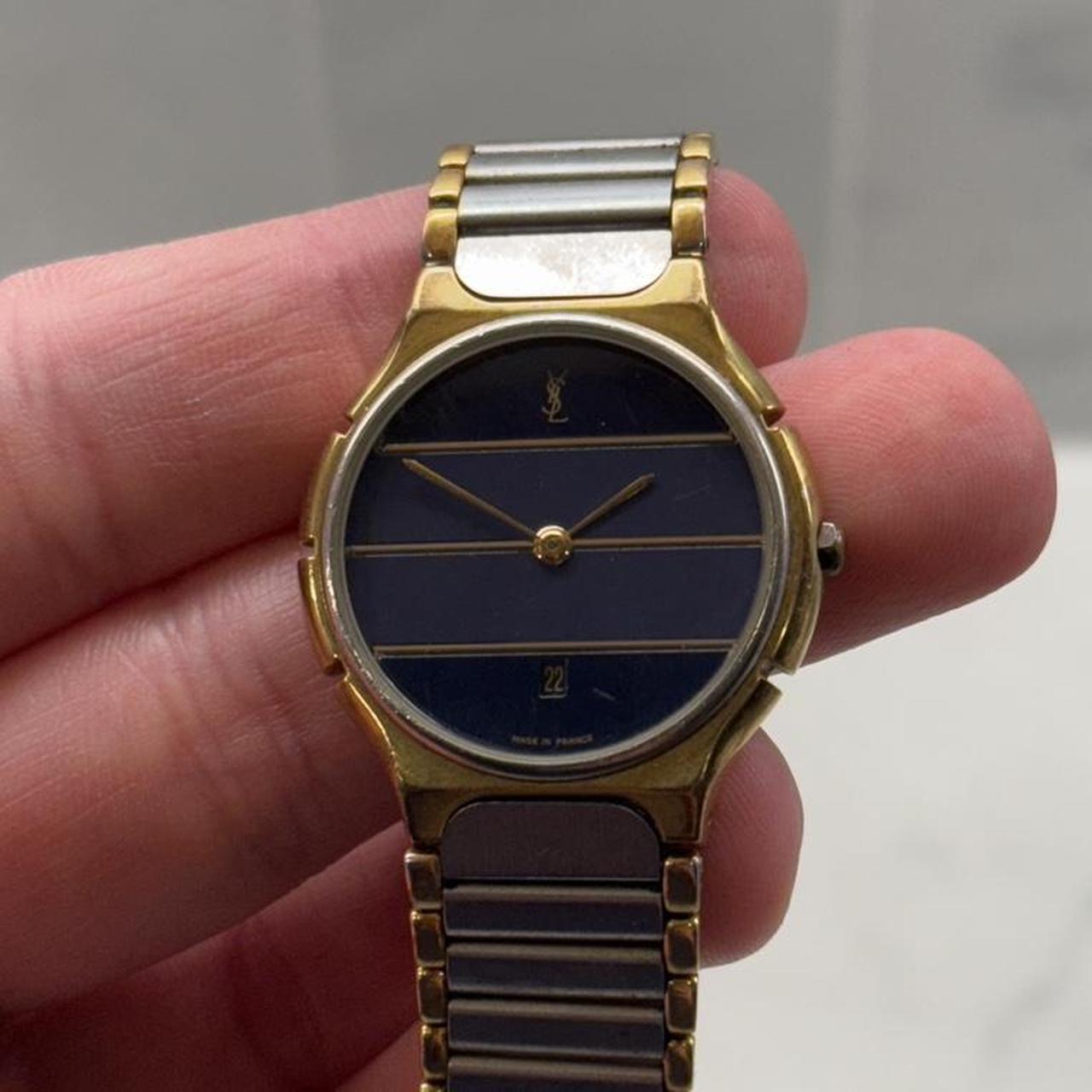 Vintage YSL Yves Saint Laurent Watch Quartz Men's | Depop