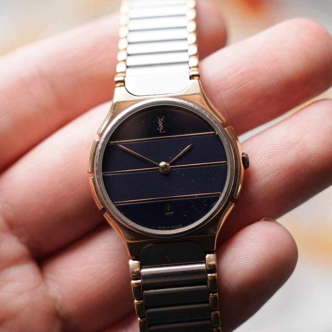 Vintage YSL Yves Saint Laurent Watch Quartz Men's | Depop