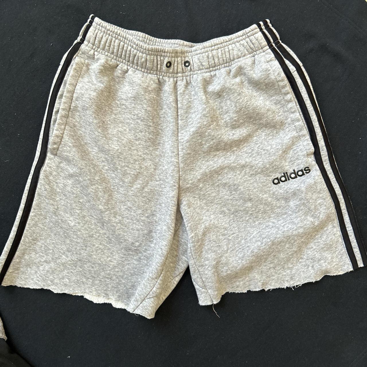 Adidas shorts cut off Size small Depop