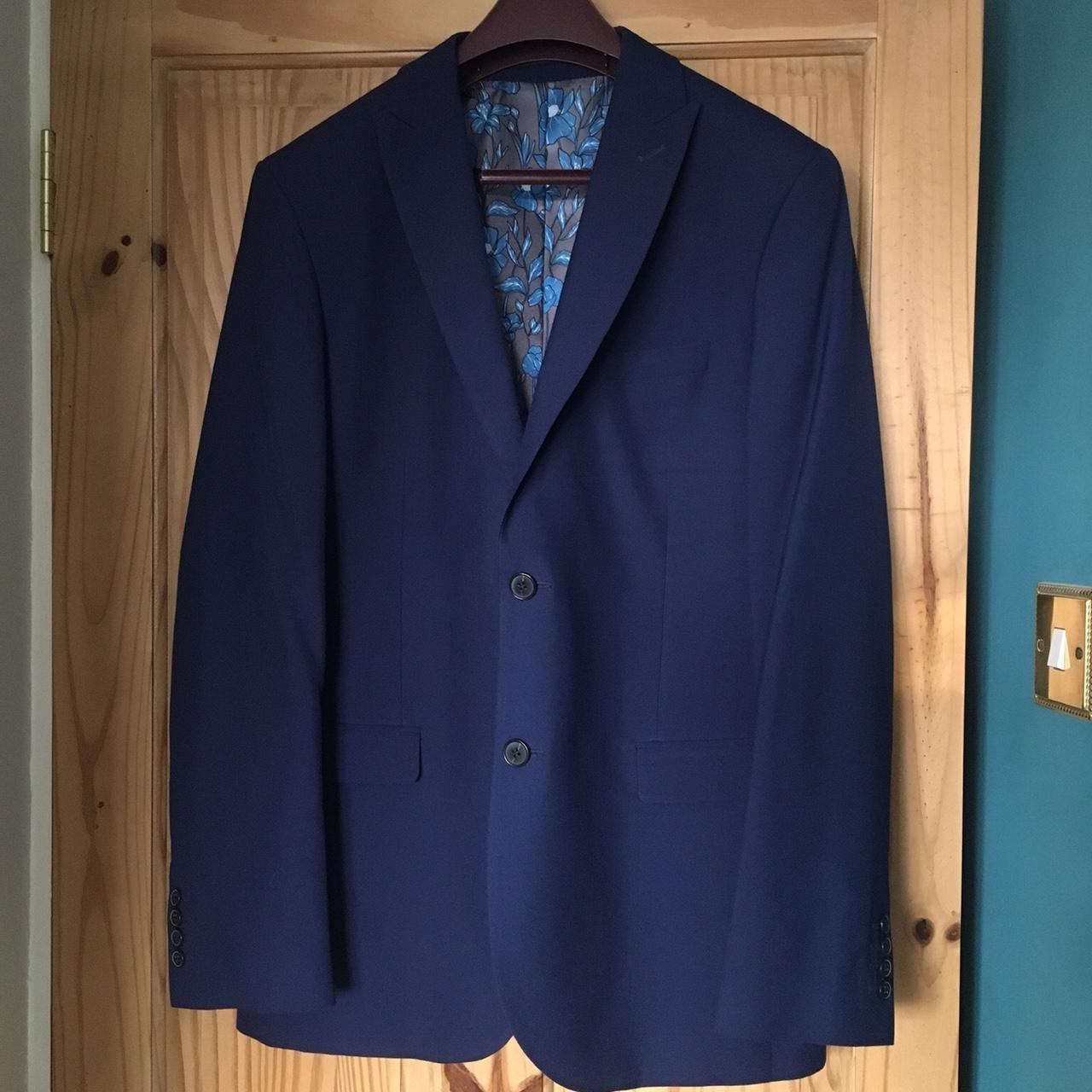 Next Men's Blue Suit Depop