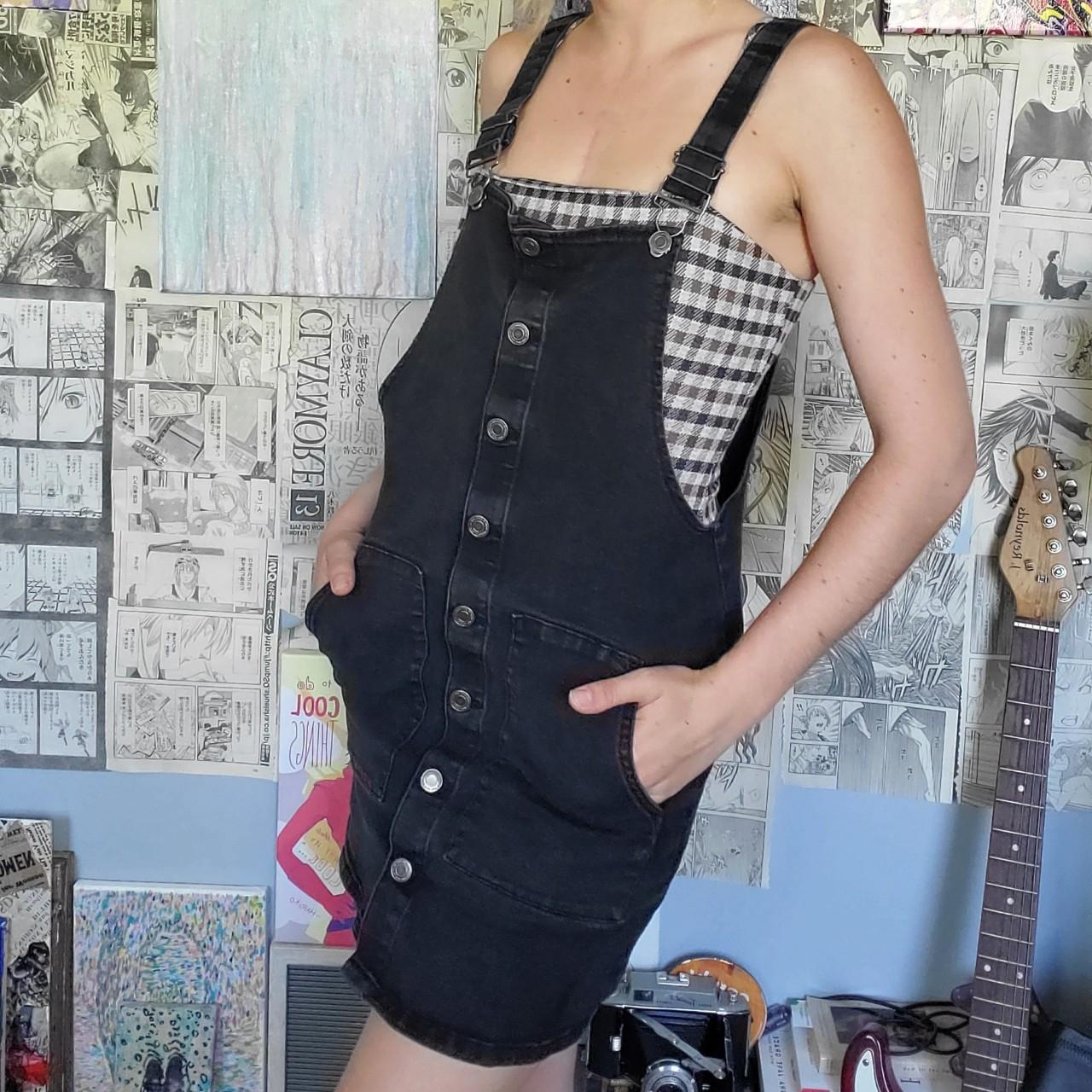 Women Juniors Fashion Adjustable Shoulder Straps Blue Denim Overall Dress -  Walmart.com