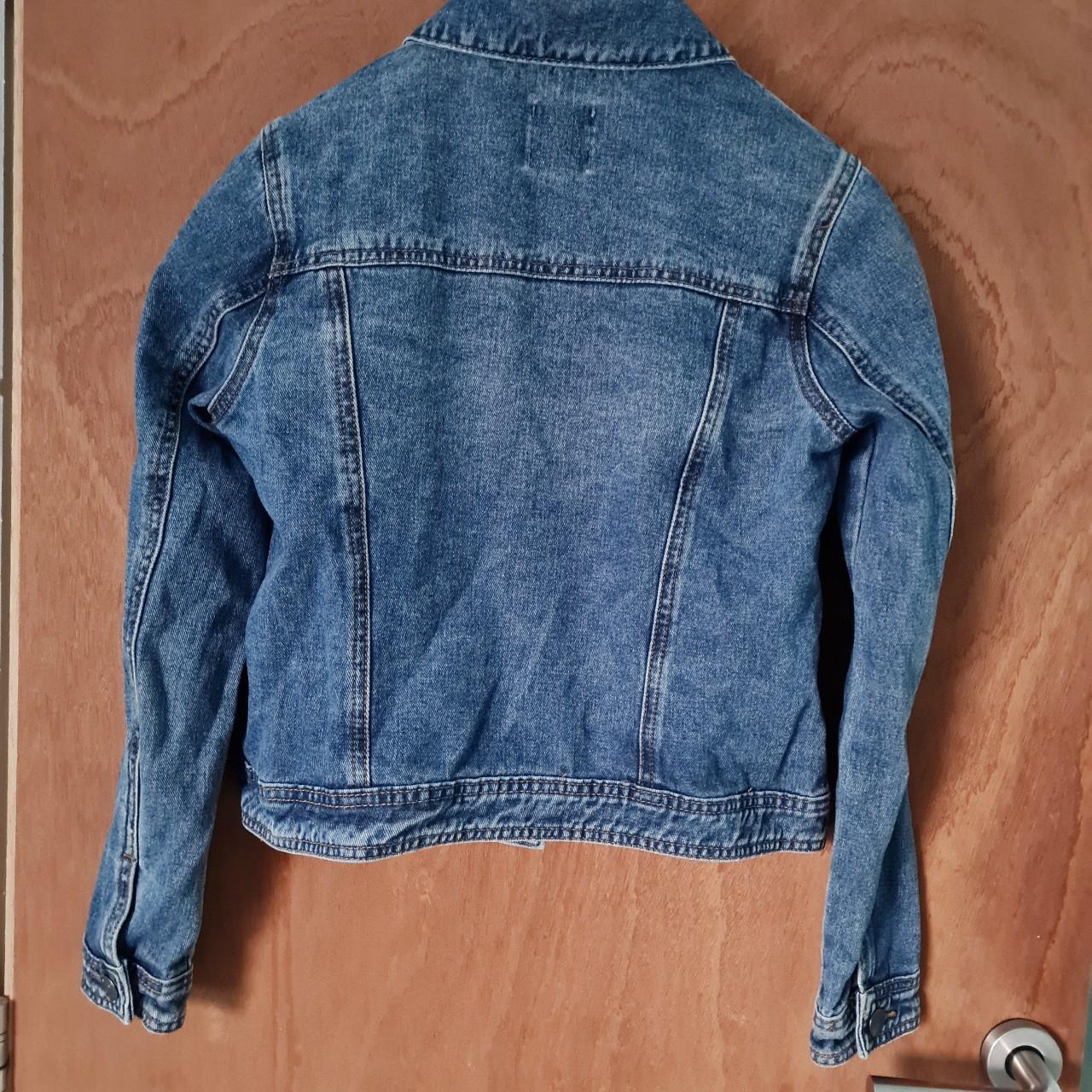 Women's Blue and Navy Jacket | Depop