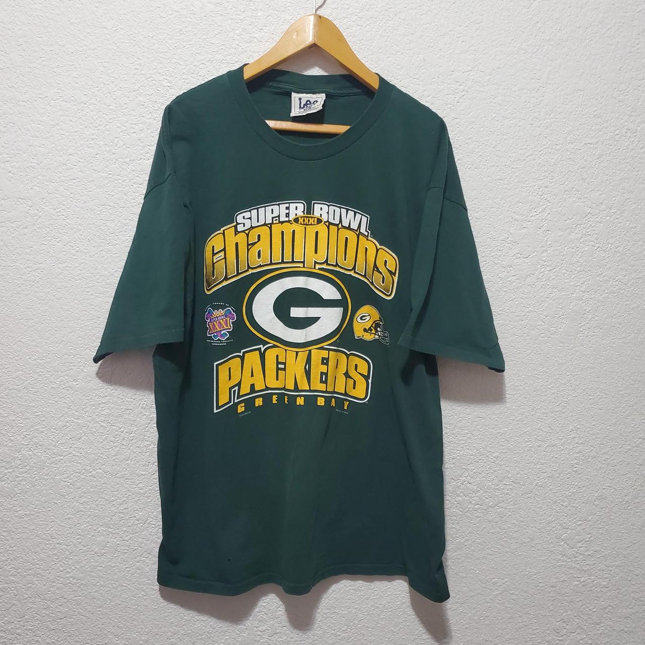 Vintage Green Bay Packer Superbowl 31 Champions T-shirt 