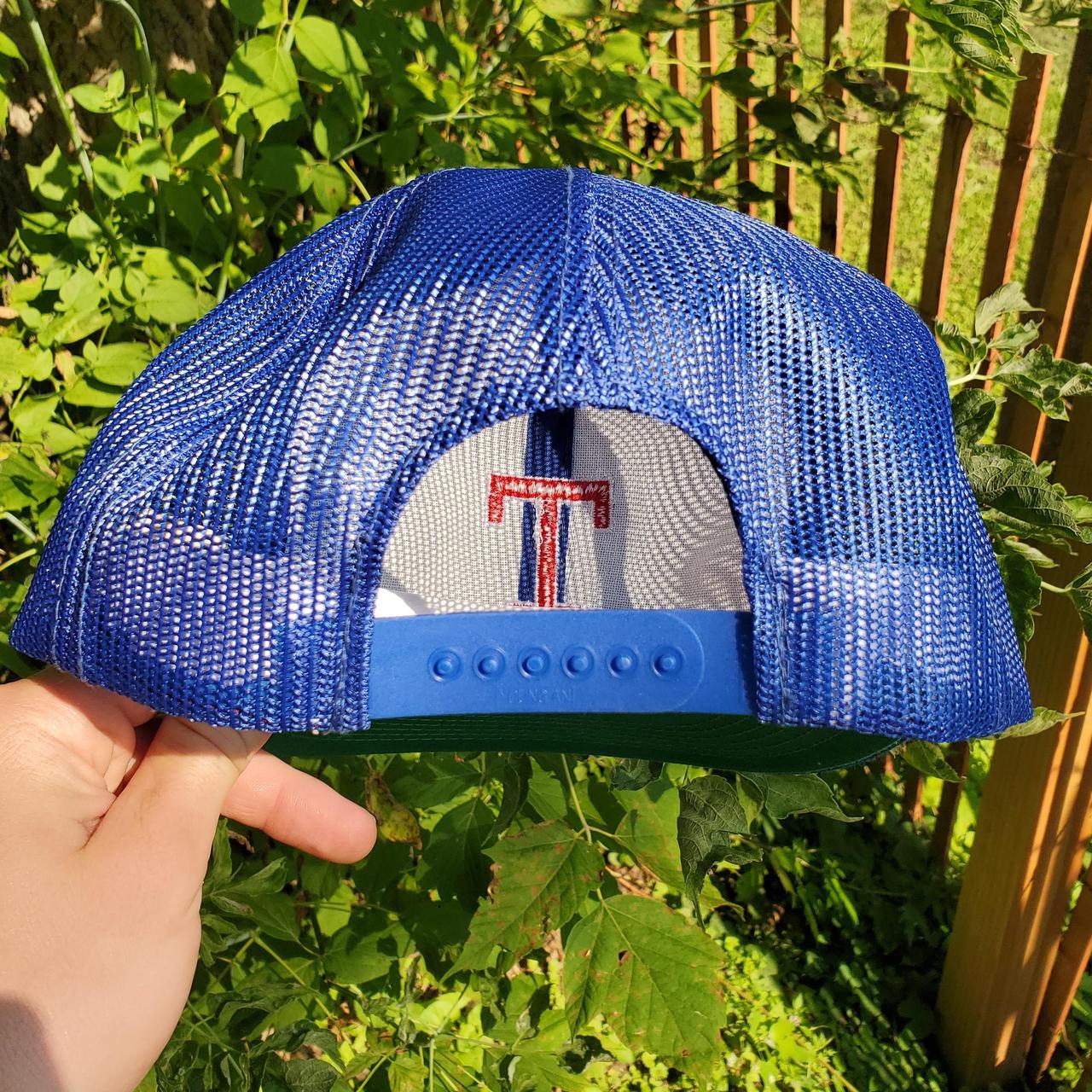 Vintage 80's Texas Rangers trucker hat Sports - Depop