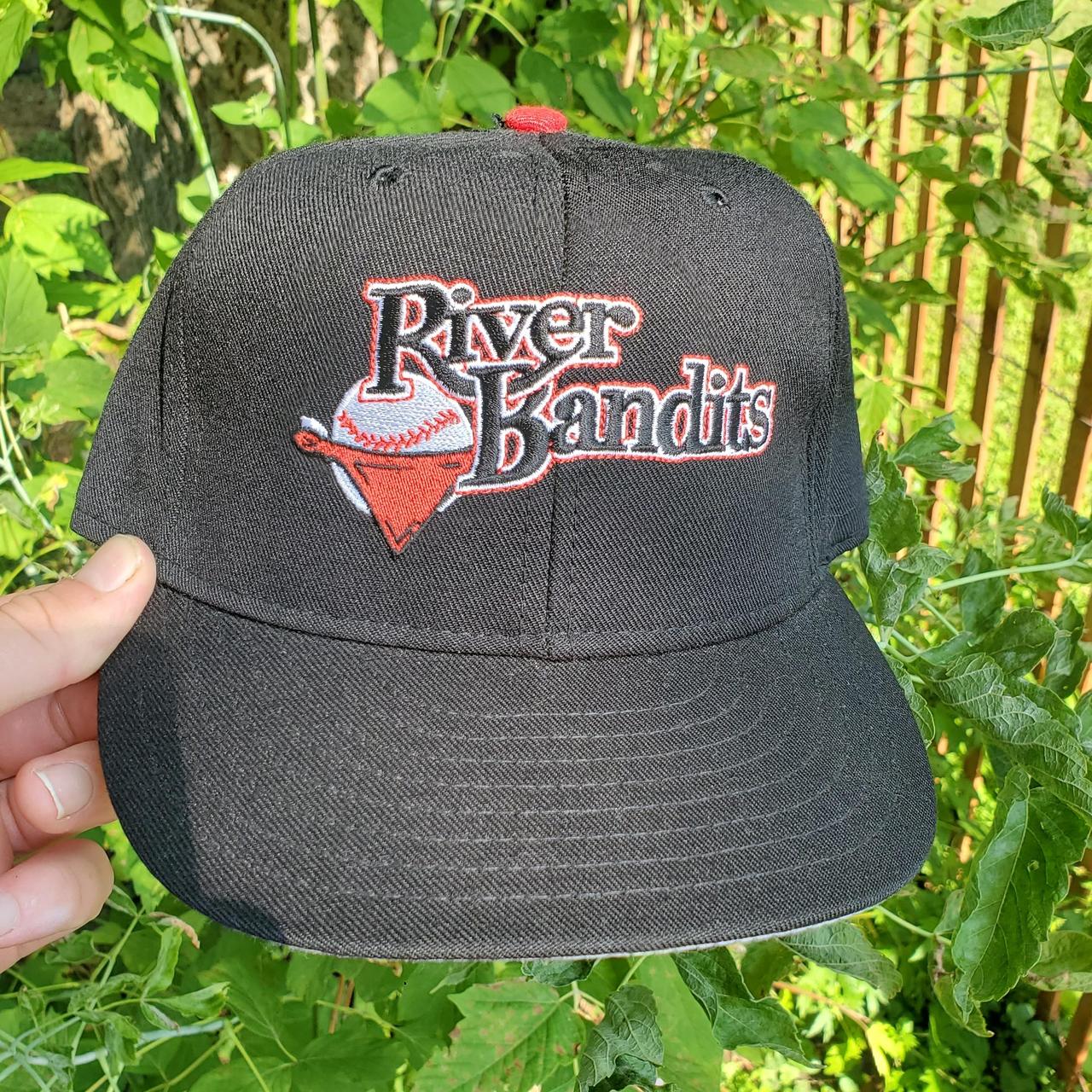 Quad Cities River Bandits Fitted Hat Size 7 3/4 Made in USA
