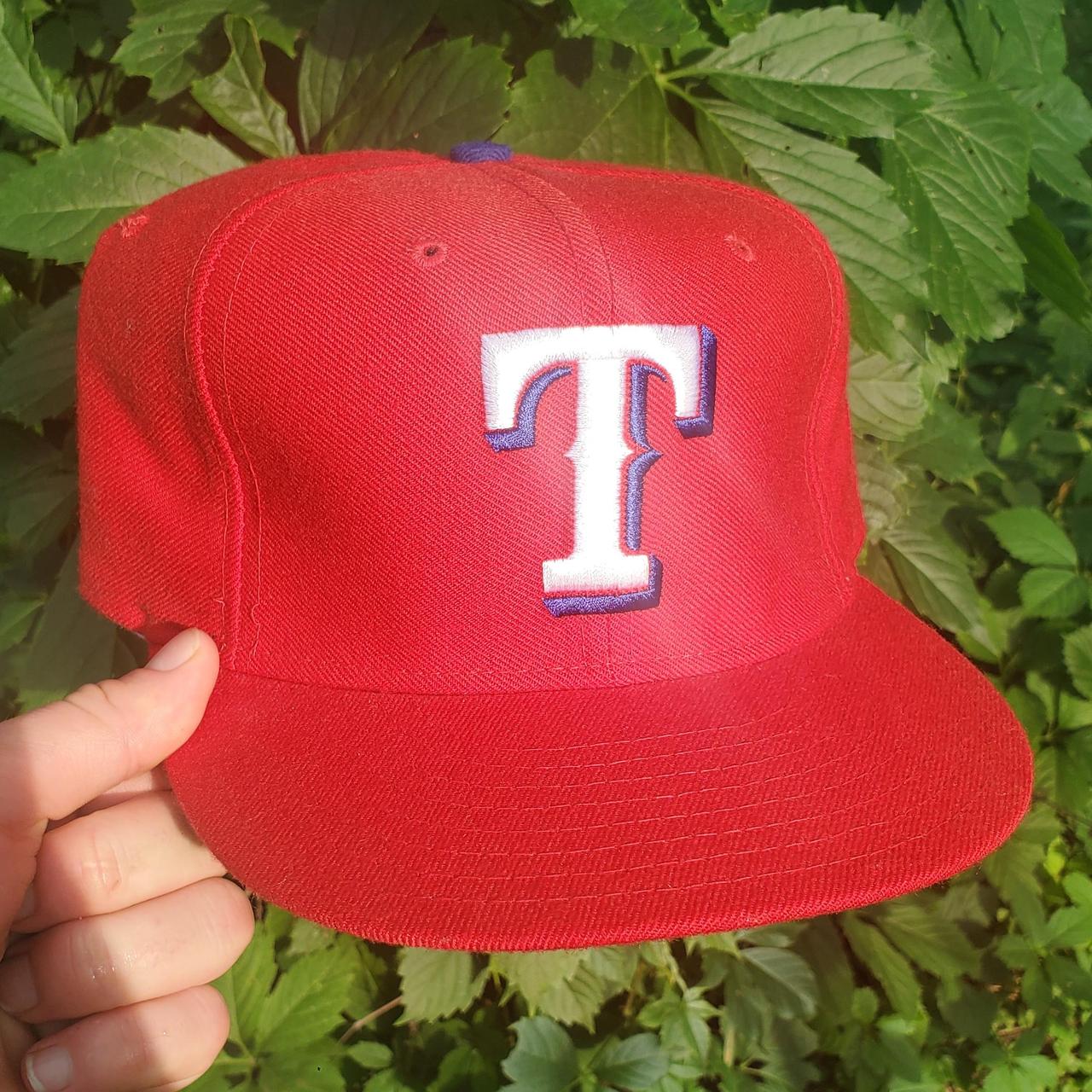 Texas Rangers custom fitted hat Custom gold DALLAS - Depop