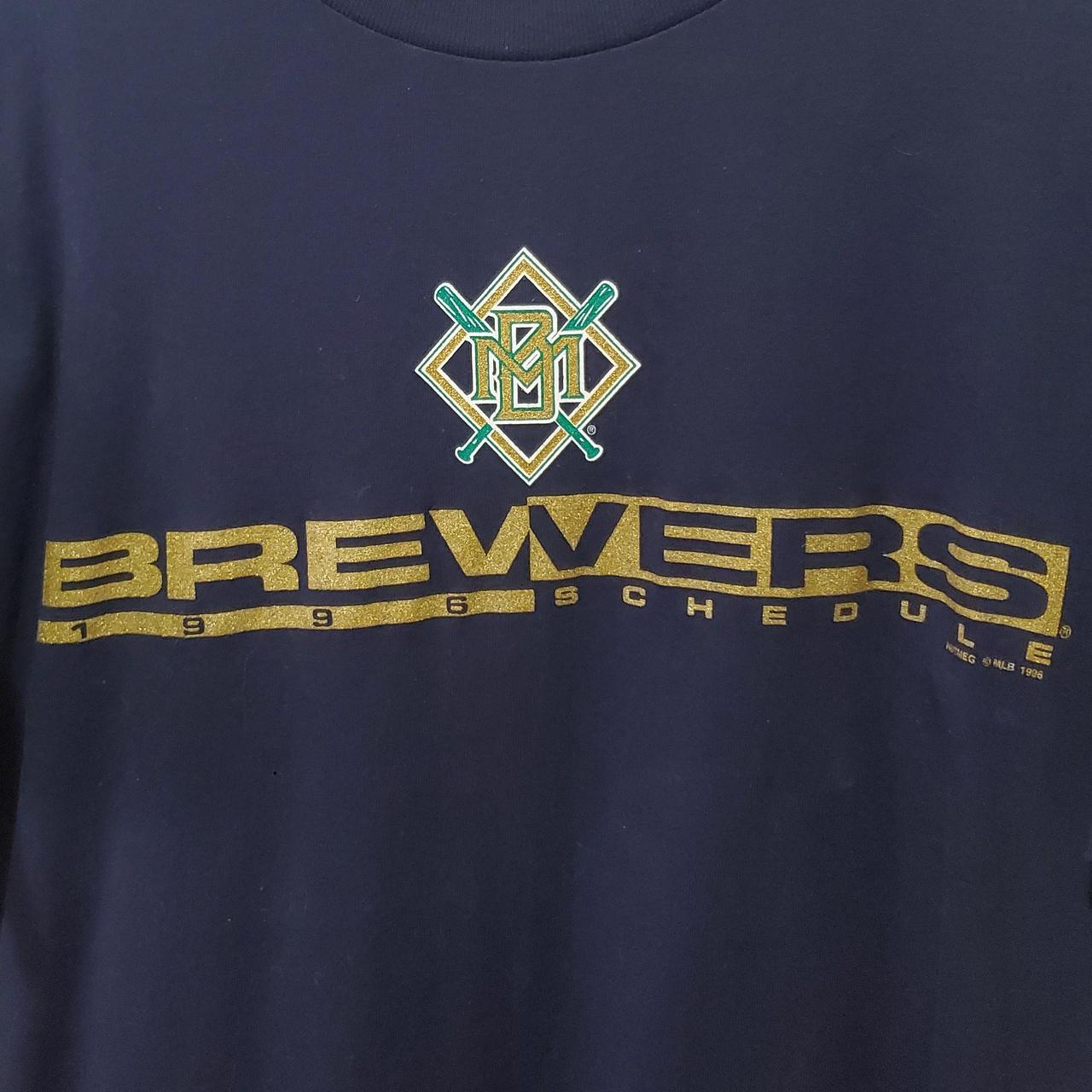 Vintage 1996 Milwaukee Brewers T Shirt