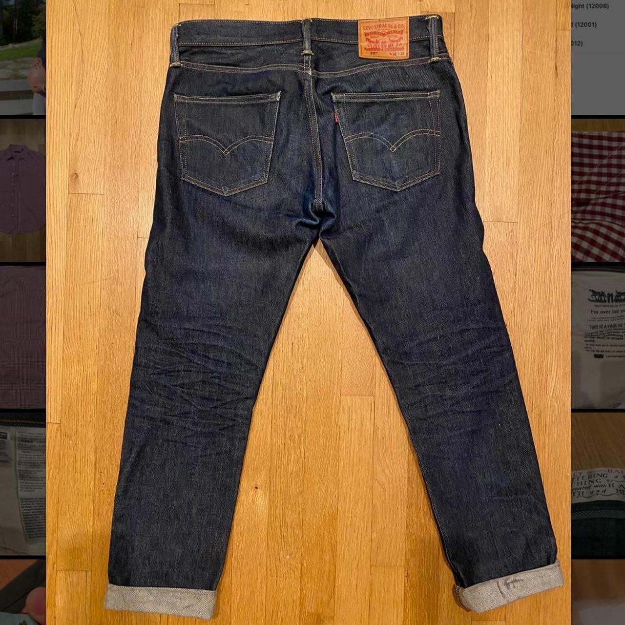 Levi's 511 selvedge denim jeans. Size 32x32. Worn...