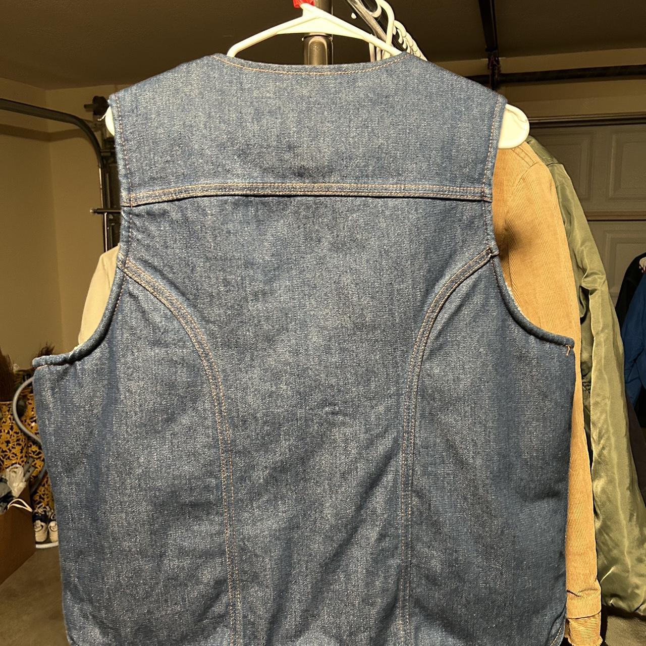 Wrangler Men's Vest - Blue/Navy - XL – Vintage 70… - image 2