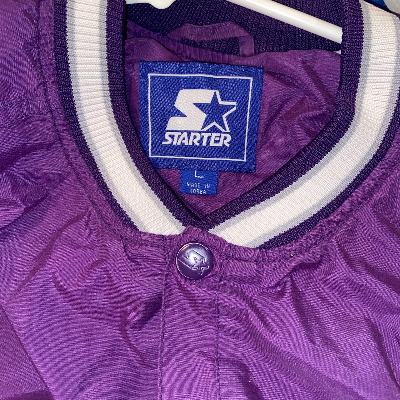 starter-men-s-purple-and-white-jacket-depop