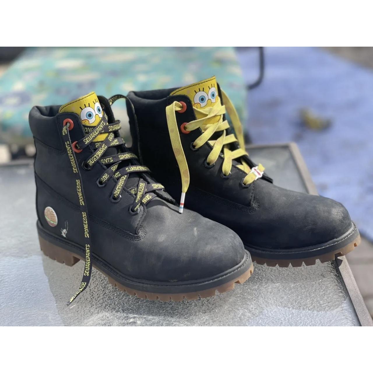 Spongebob shop timberland black