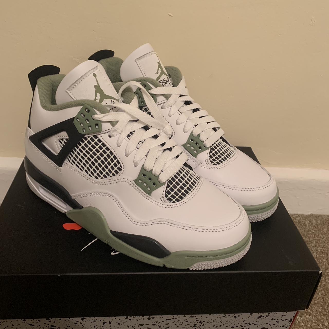 Air Jordan 4 Retro “Seafoam” Comes with box Authentic - Depop