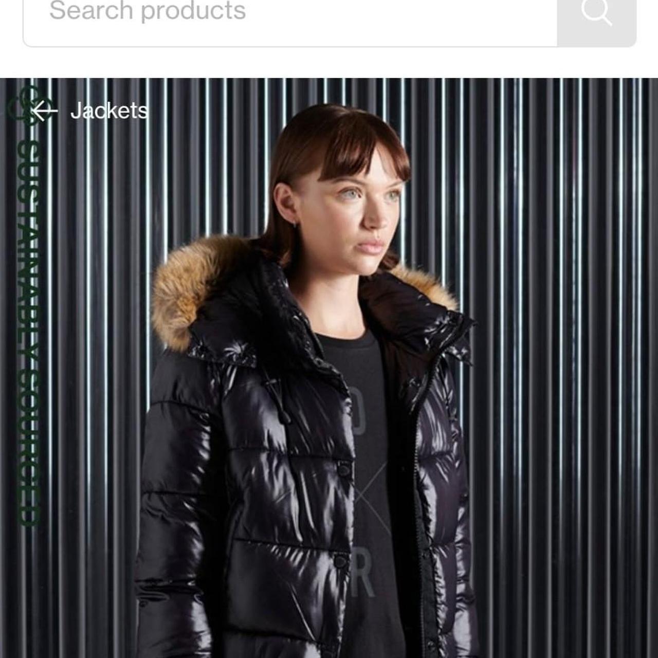 HOT Red High Shine Toya Bomber Jacket Superdry High Shine