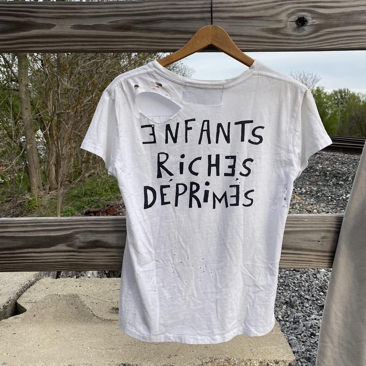 Enfants Riches Déprimés Men's White and Black T-shirt (2)