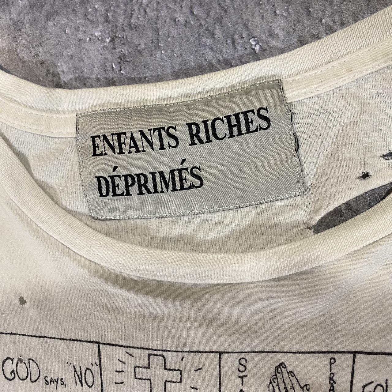 Enfants Riches Déprimés Men's White and Black T-shirt (6)