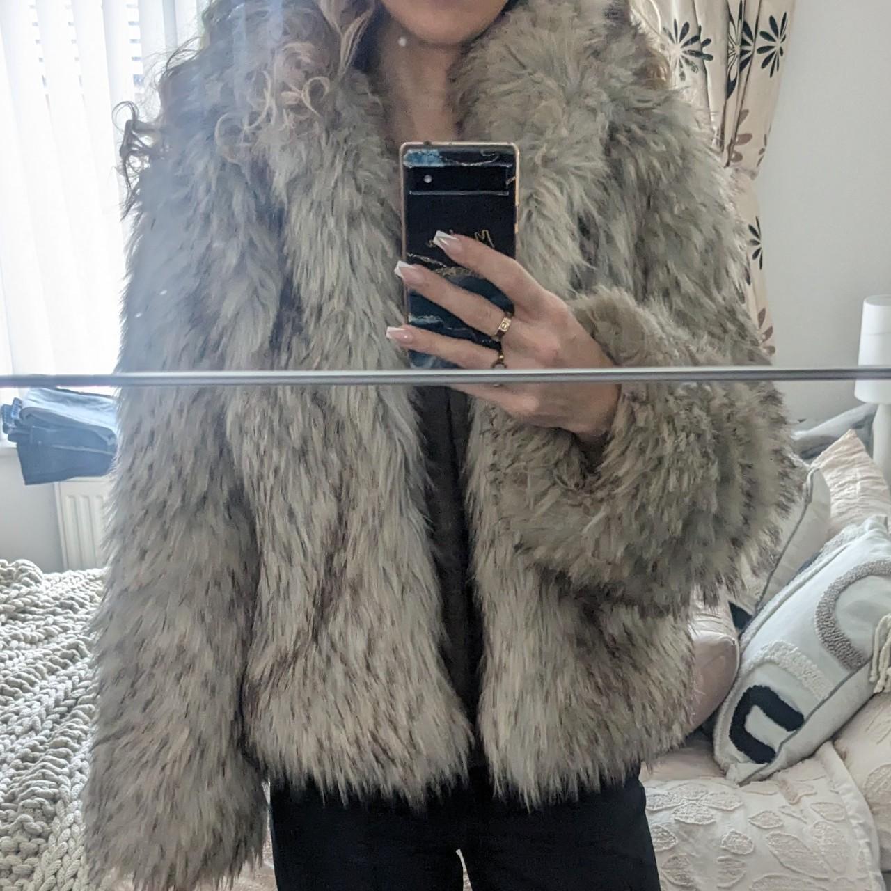 Missguided peace and 2025 love fur coat