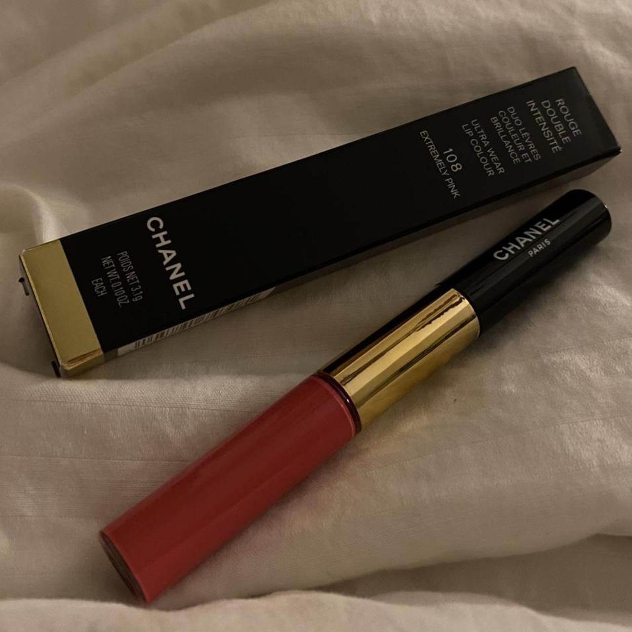 Chanel lip duo, transparent gloss+ extremely pink - Depop
