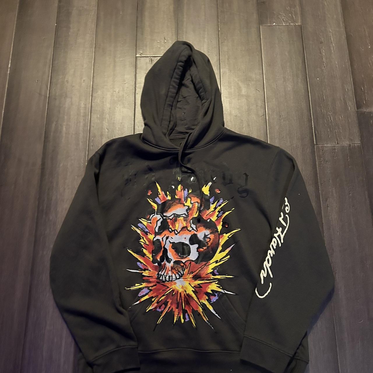 Ed Hardy hoodie Nice quality print and the print is... Depop
