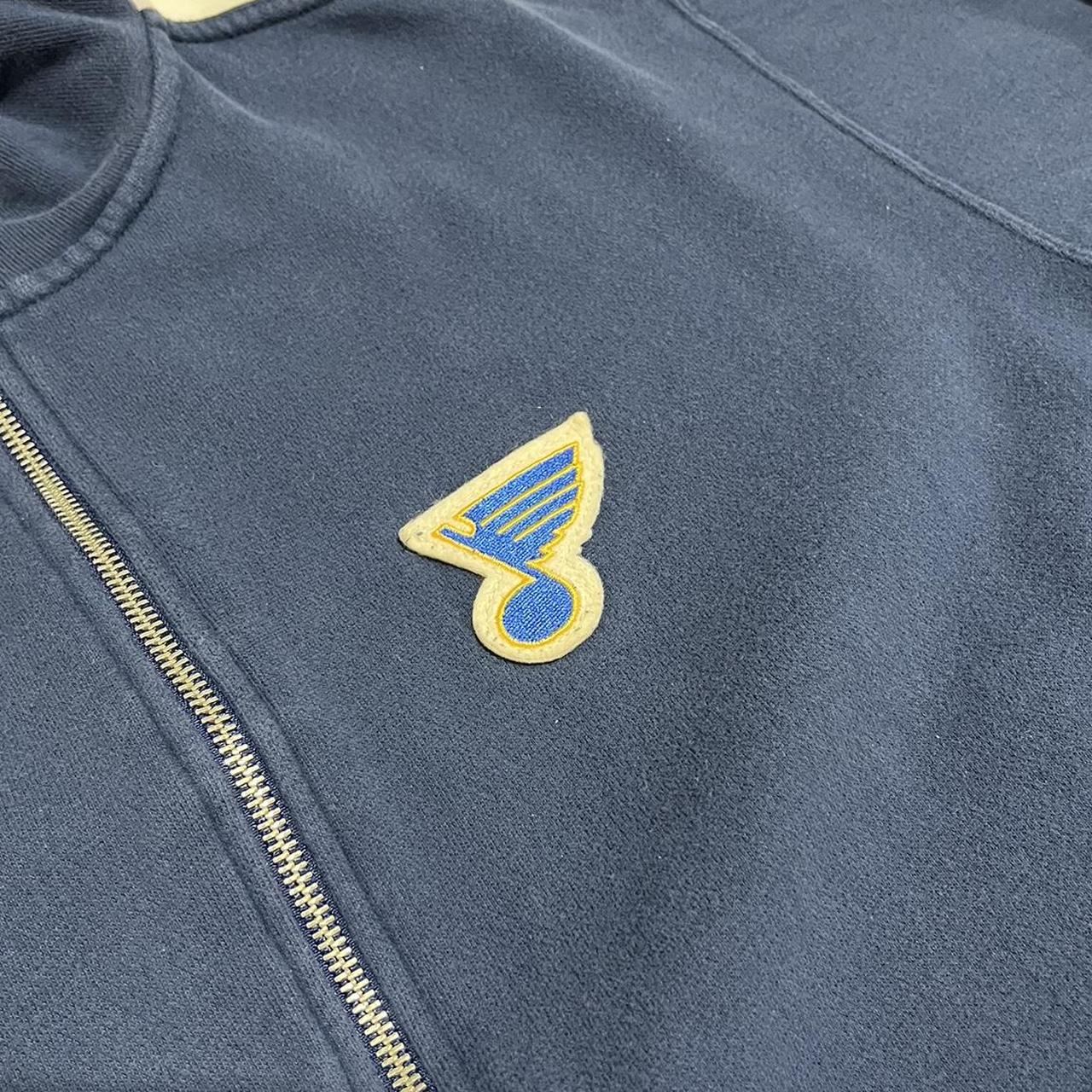 Vintage St. Louis Blues Sweatshirt // 90s Blue - Depop