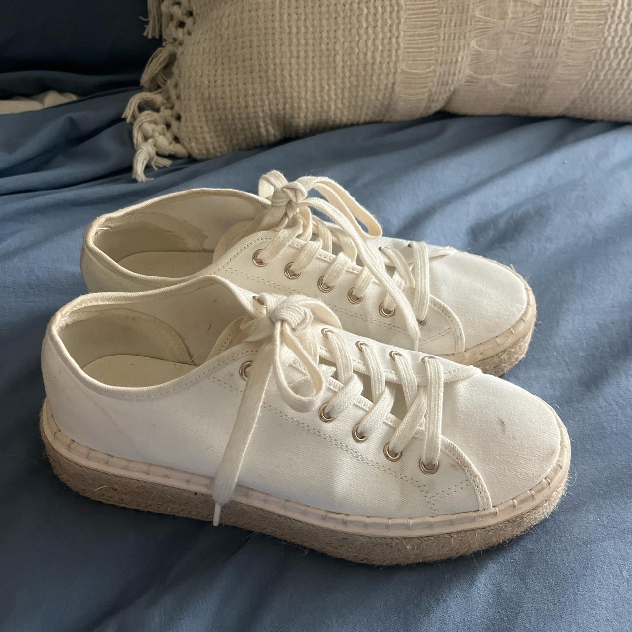 H&m white hot sale espadrilles