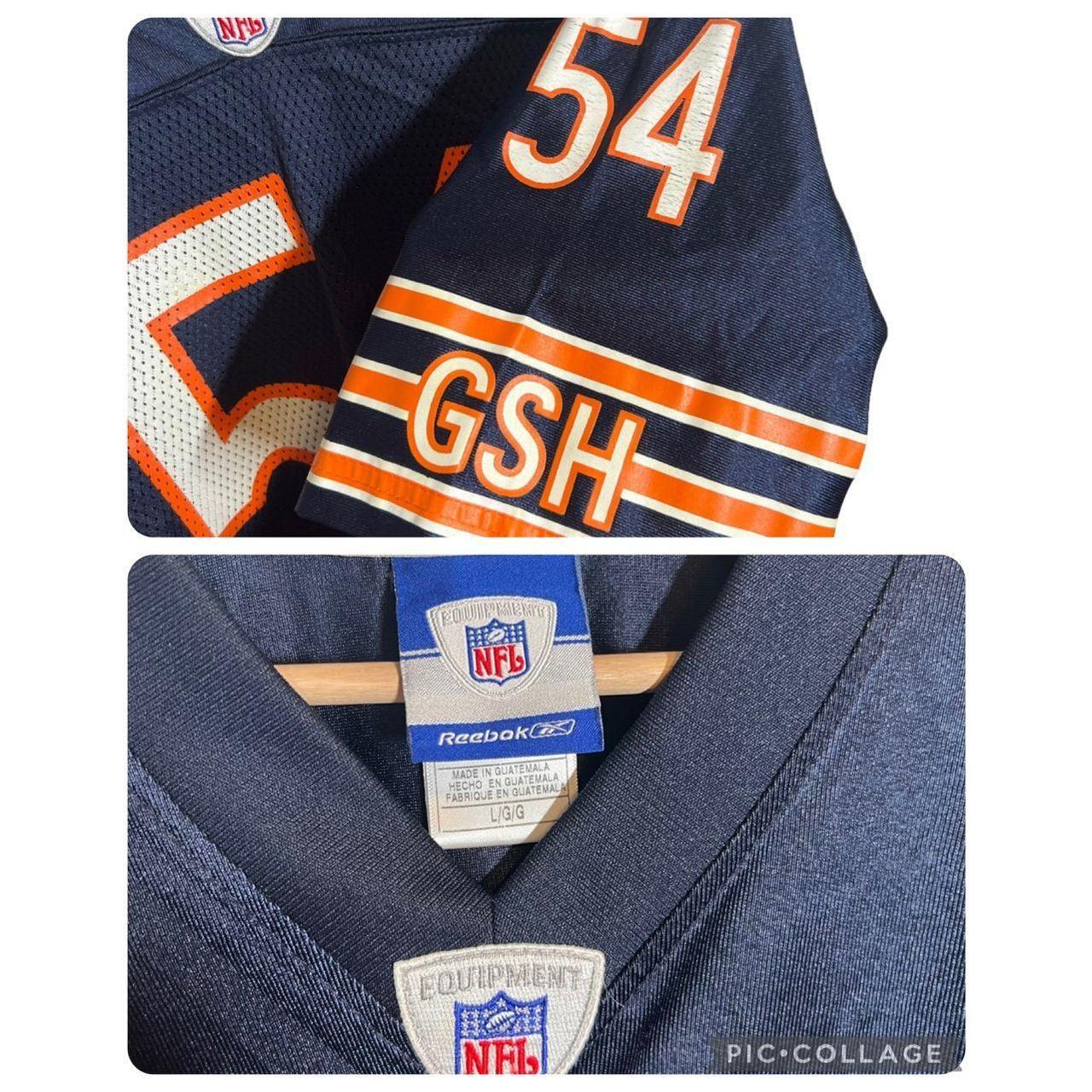 Reebok BRIAN URLACHER #54 Chicago Bears NFL Football - Depop