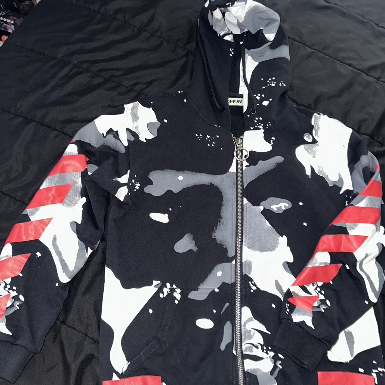 Off white liquid spots on sale hoodie