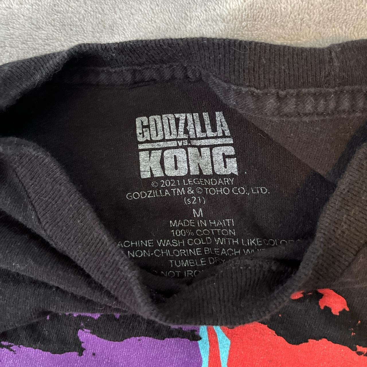 Godzilla #longsleeve... - Kong medium sweater vs Depop