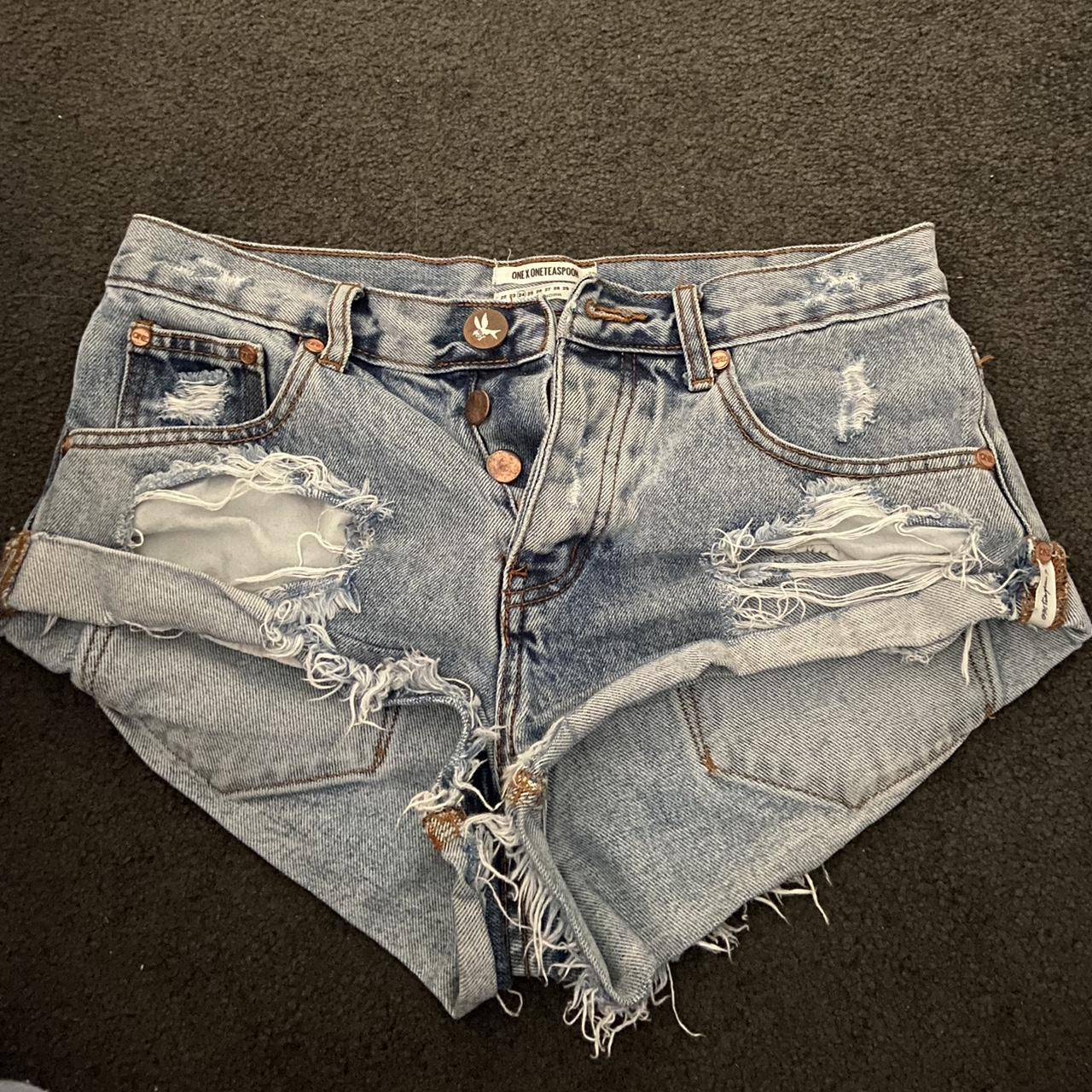 One teaspoon shorts size 24 Love these shorts and... Depop