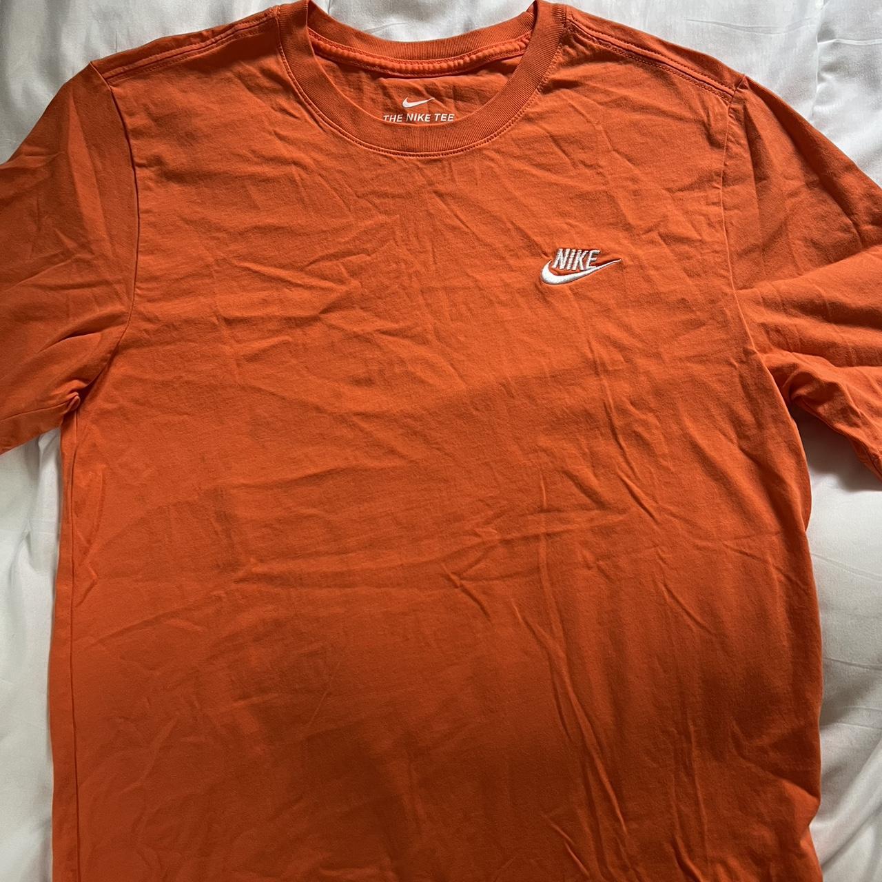 mens orange nike t shirt