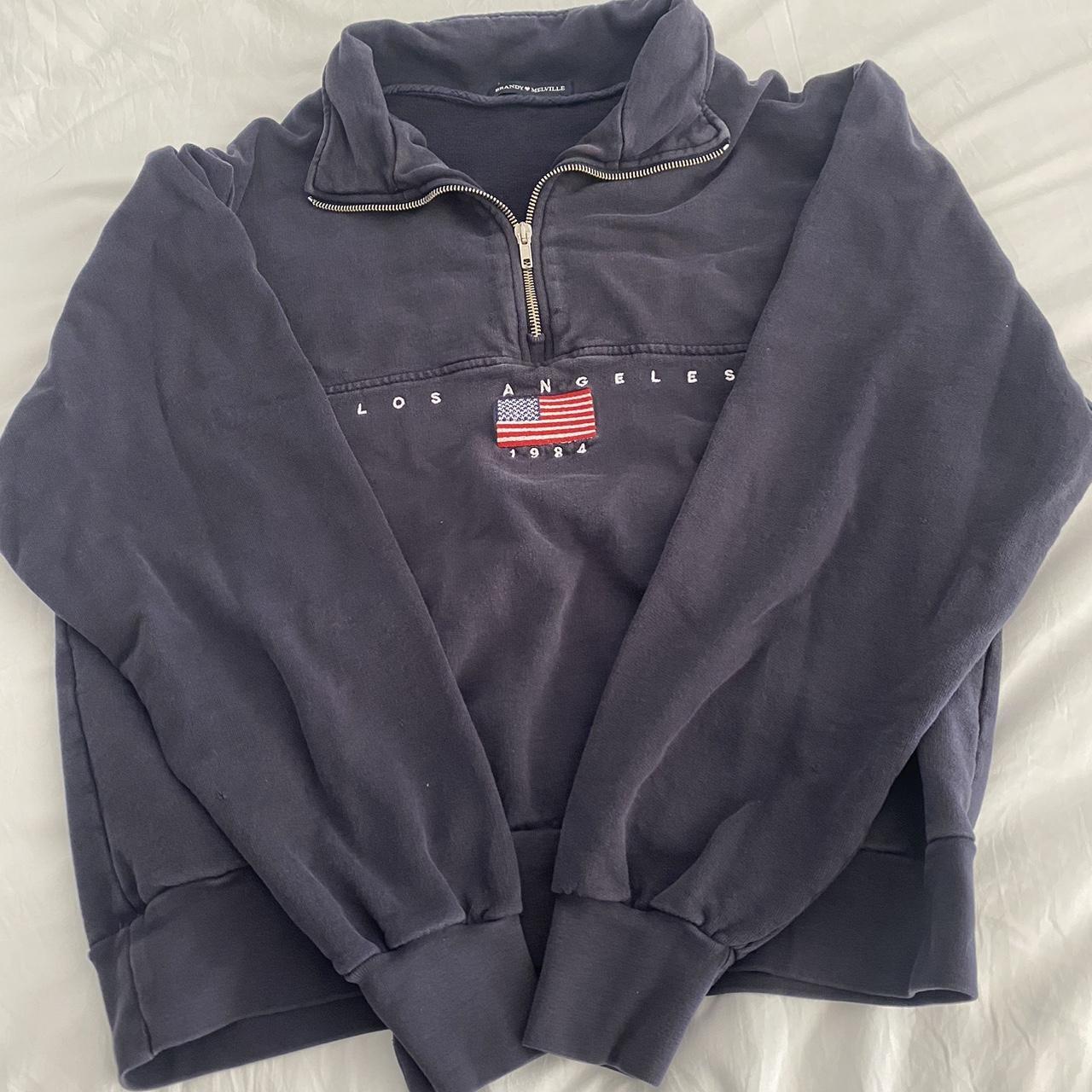 Brandy Melville navy blue “Los Angeles 1984”... Depop