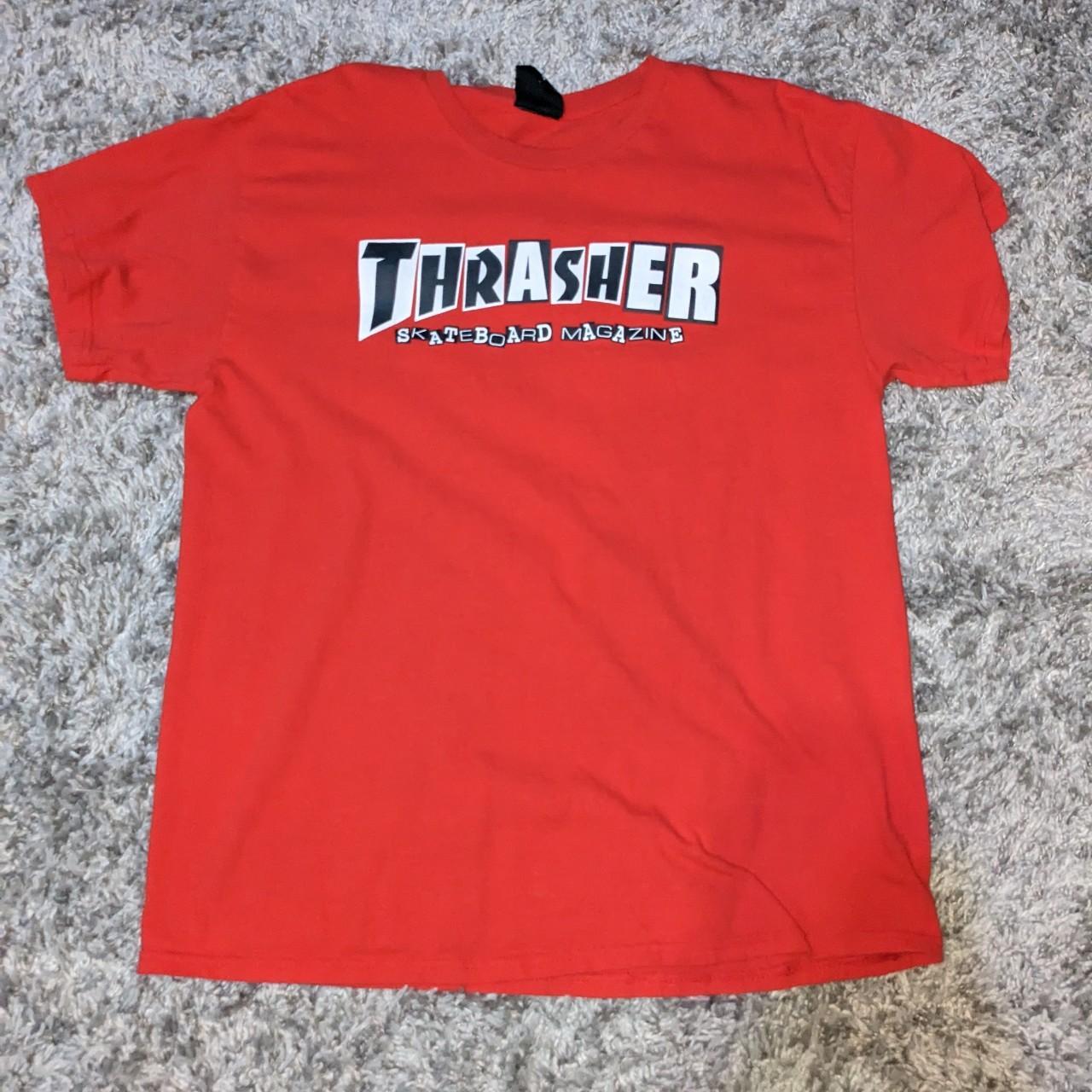 Thrasher Men's Red T-shirt | Depop