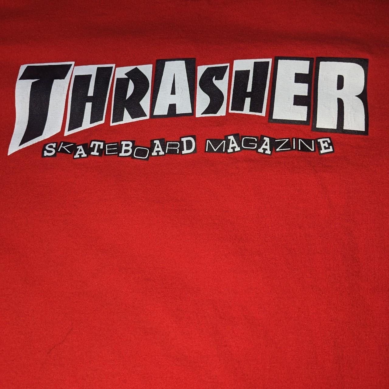 Thrasher Men's Red T-shirt | Depop