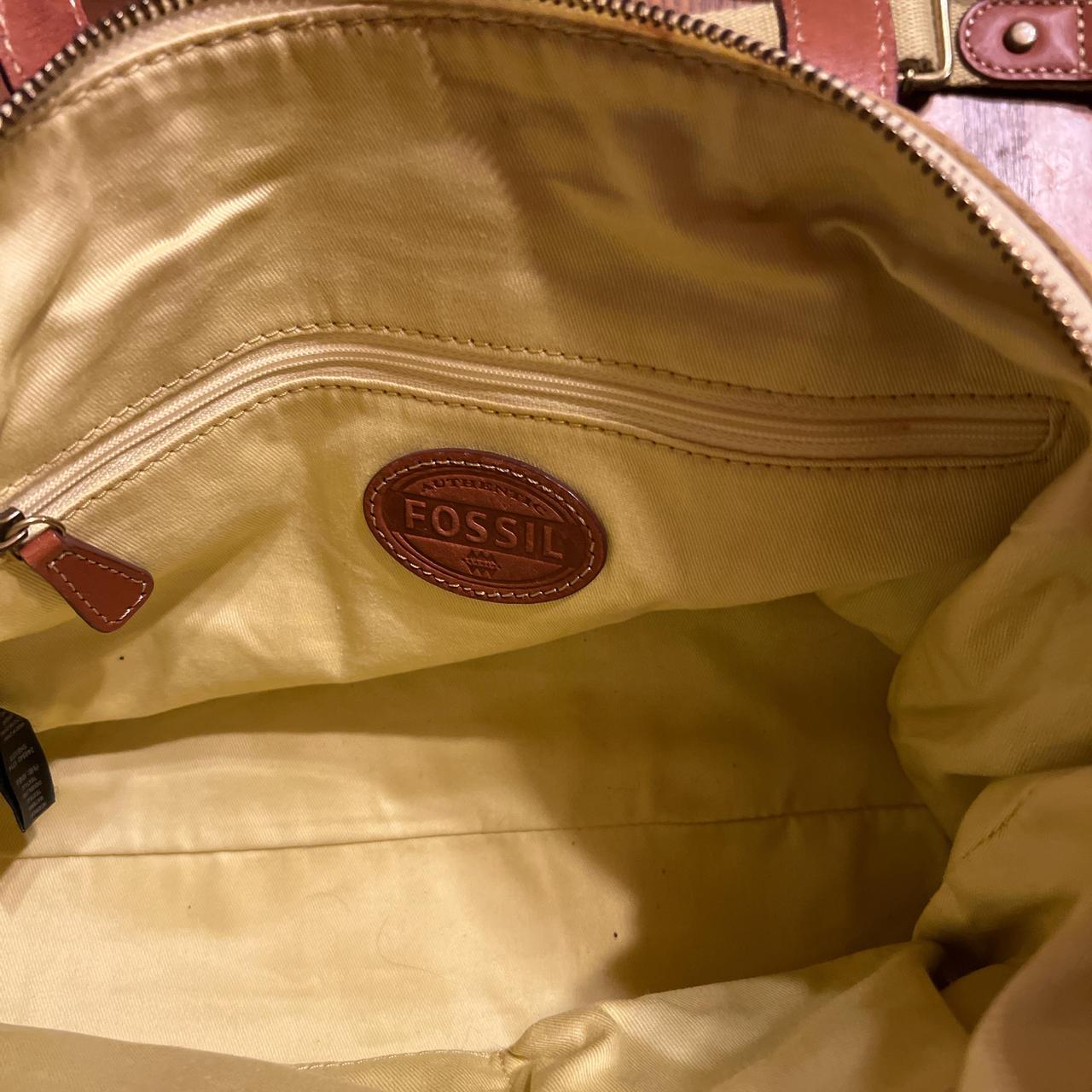 Fossil Women's Satchels - Yellow – Fossil leather… - image 2